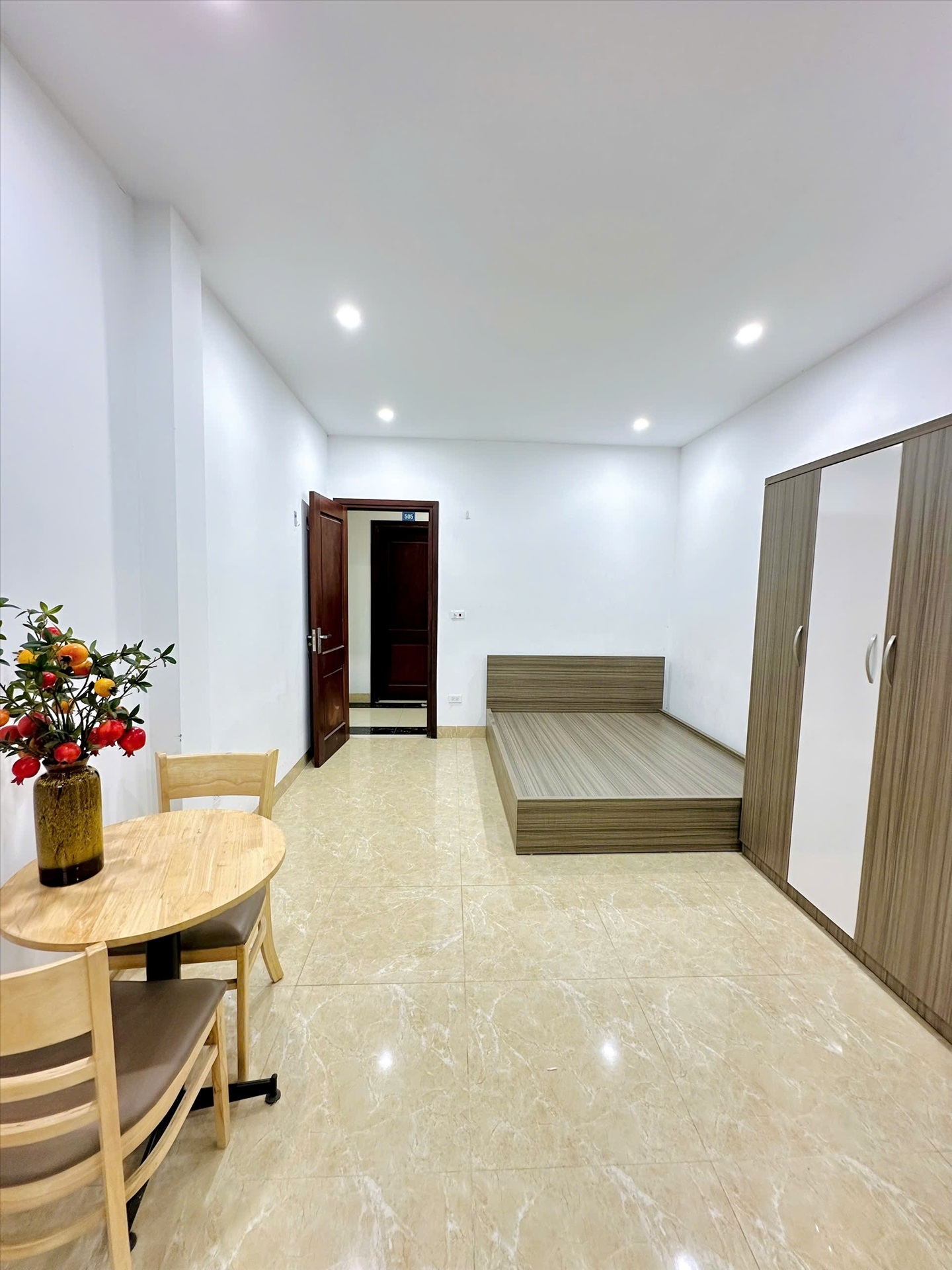 Phòng trọ 1 Phòng ngủ 28m2 tại TT House 2 Trần Duy Hưng - Cầu Giấy - Phòng ngủ