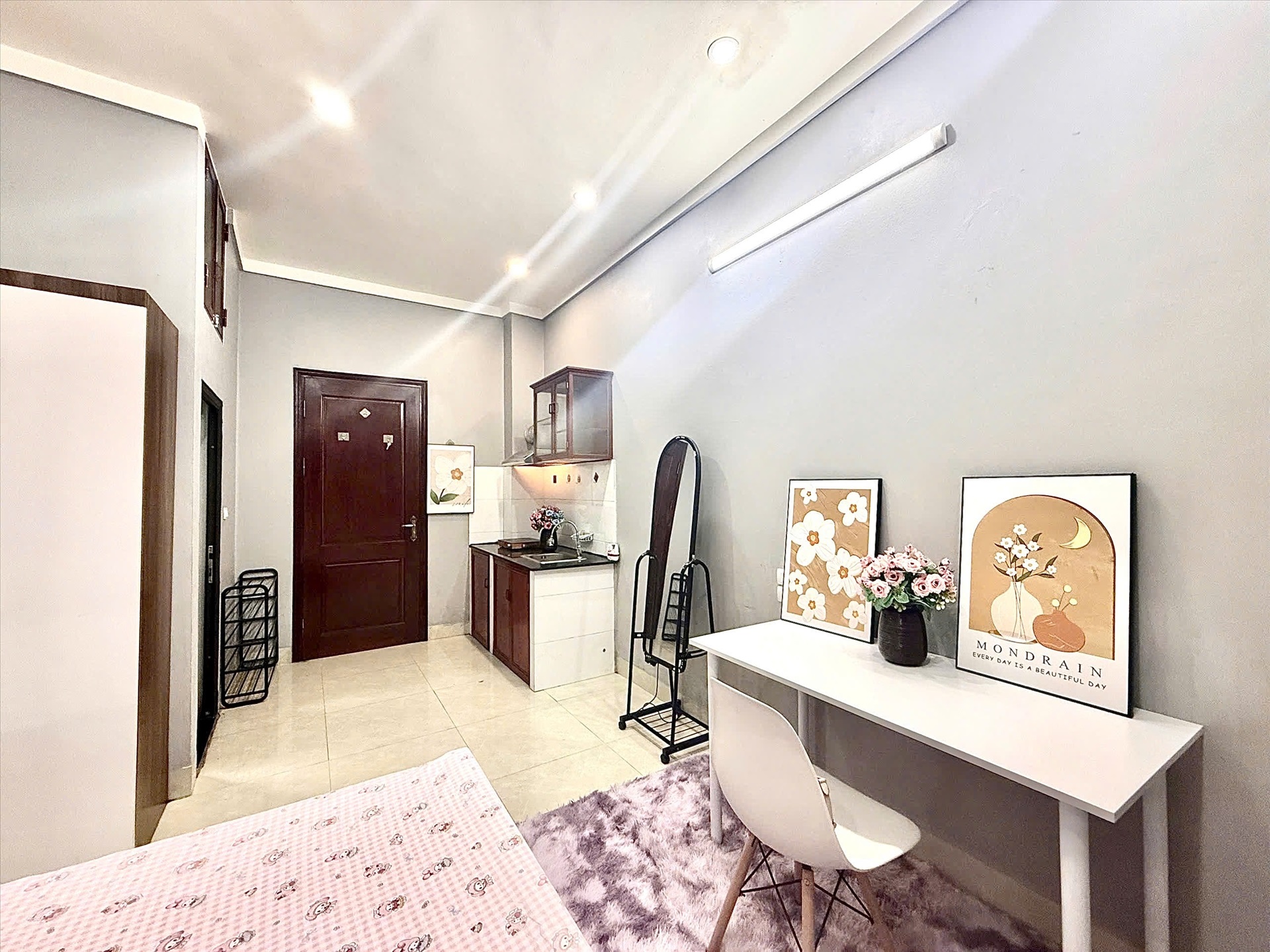 Phòng trọ Studio 25m2 tại Timehouse 4 Mỹ Đình - Nam Từ Liêm - Phòng bếp