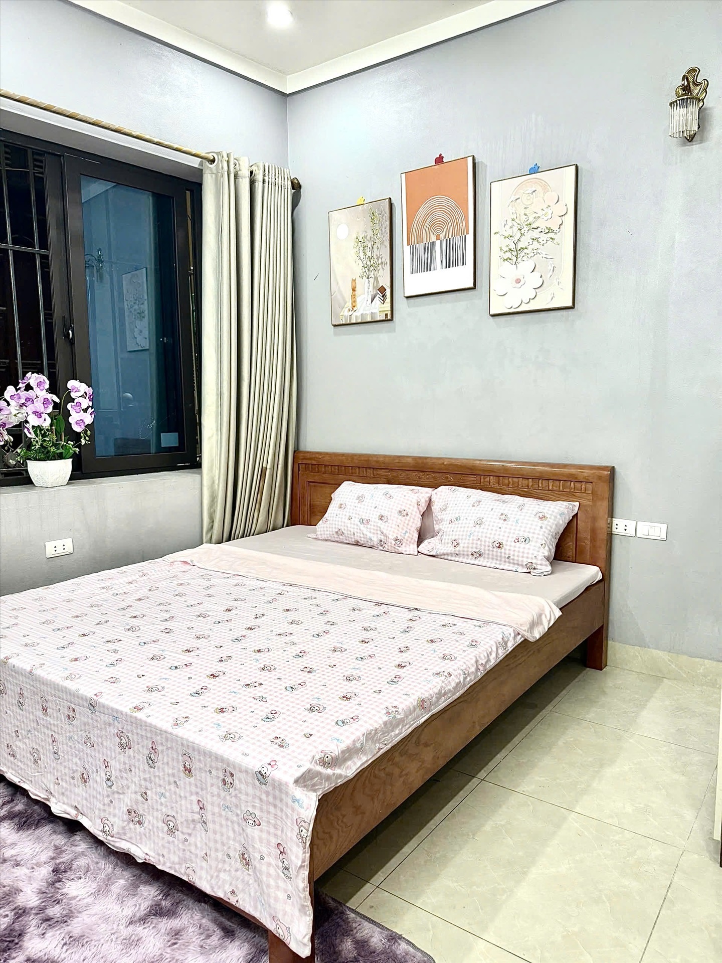 Phòng trọ Studio 25m2 tại Timehouse 4 Mỹ Đình - Nam Từ Liêm - Phòng ngủ