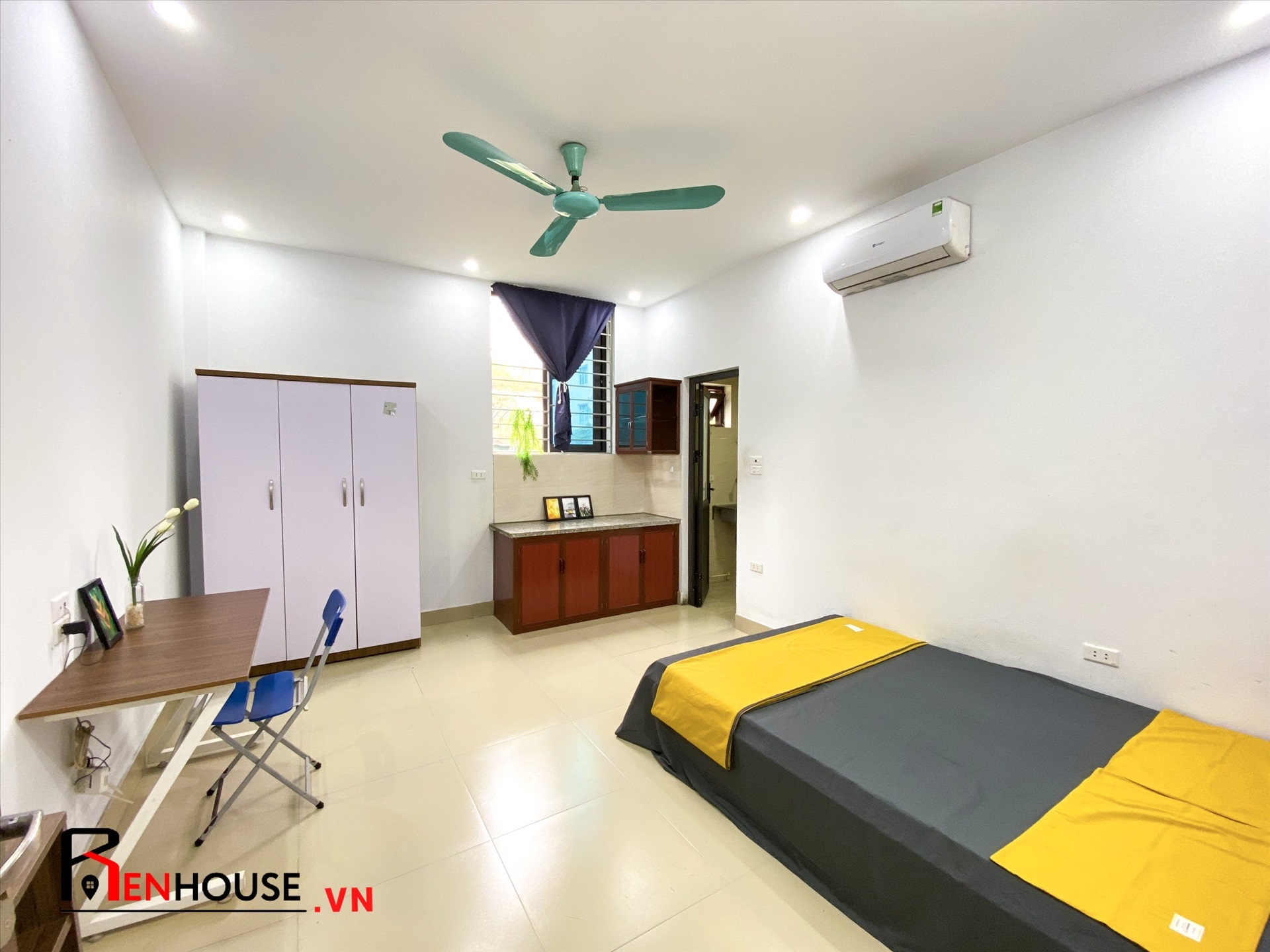 Phòng trọ Studio 25m2 tại RenHouse 1 Cầu Giấy - Cầu Giấy - Phòng bếp
