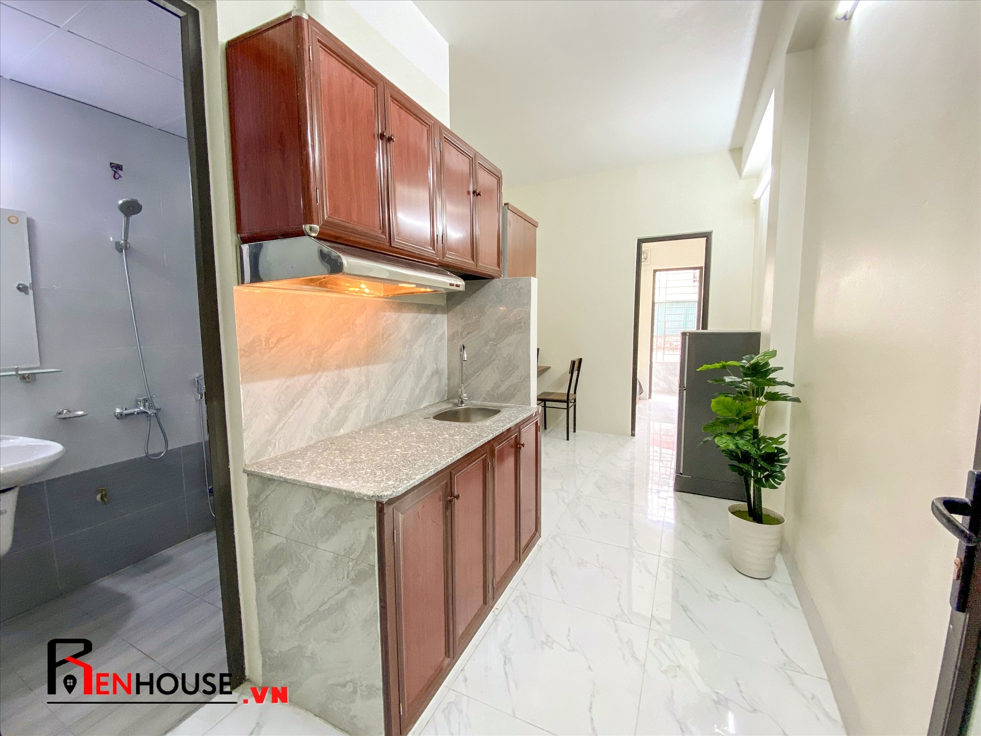 Phòng trọ 1 Phòng ngủ 36m2 tại RenHouse 2 Mỹ Đình - Nam Từ Liêm - Phòng bếp