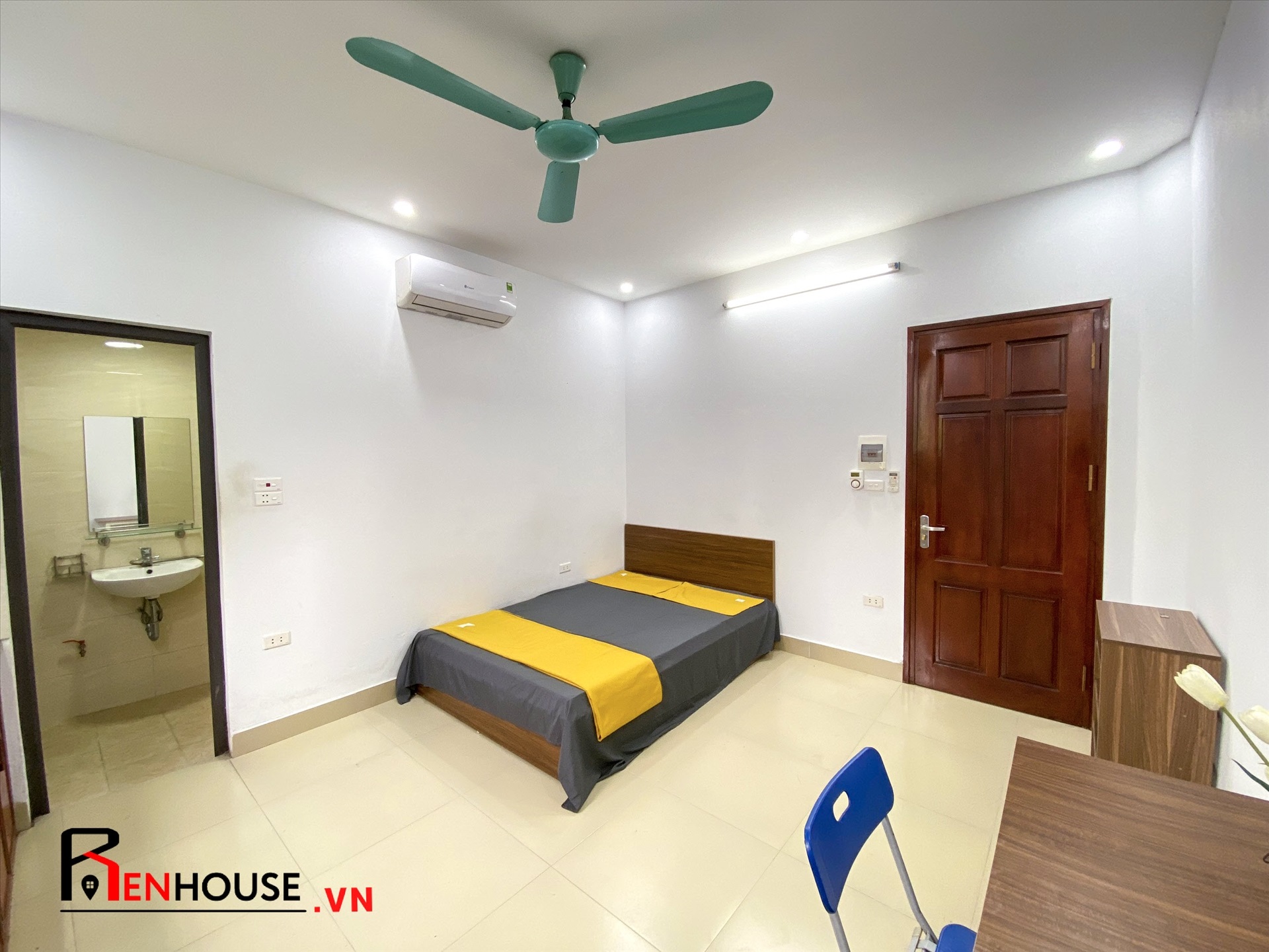 Phòng trọ Studio 25m2 tại RenHouse 1 Cầu Giấy - Cầu Giấy - Phòng ngủ