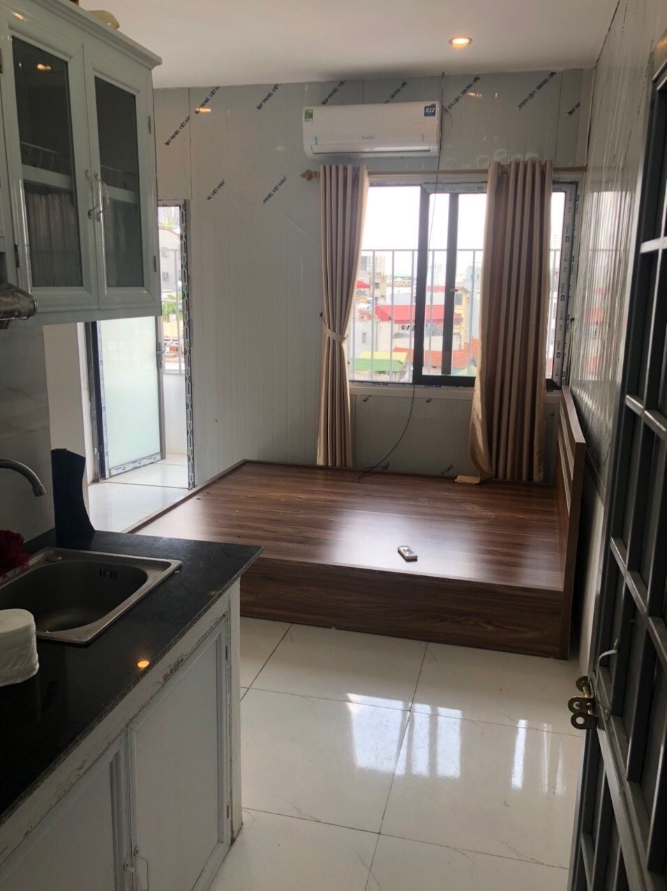 Phòng trọ Studio 22m2 tại GH Home 1 Thanh Bình - Hà Đông - Phòng ngủ