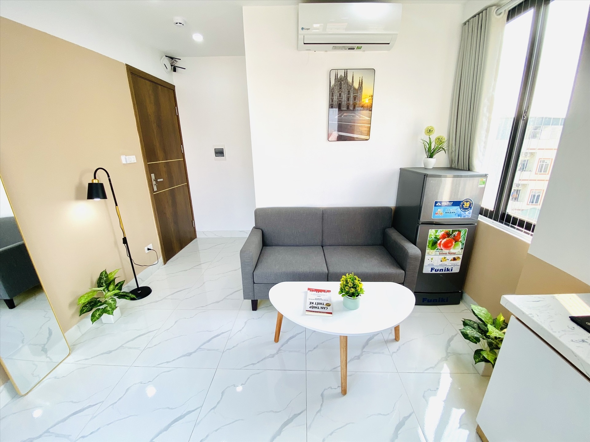 Phòng trọ 1 Phòng ngủ 30m2 tại Trường Thịnh Home Xuân Đỉnh -  Bắc Từ Liêm - Phòng khách