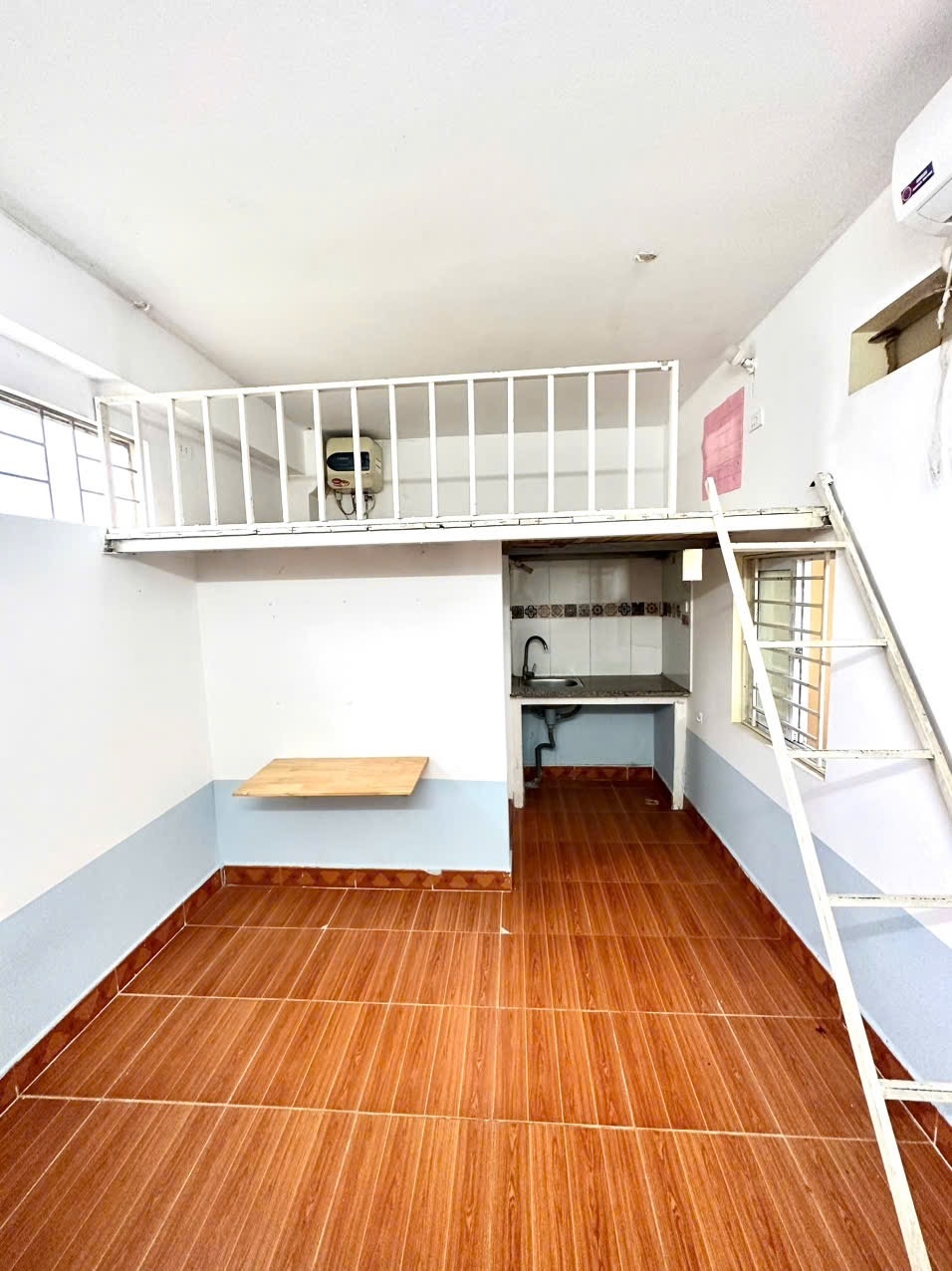 Phòng trọ Duplex 20m2 tại Trường Trịnh Home Kim Giang - Hoàng Mai - Phòng ngủ