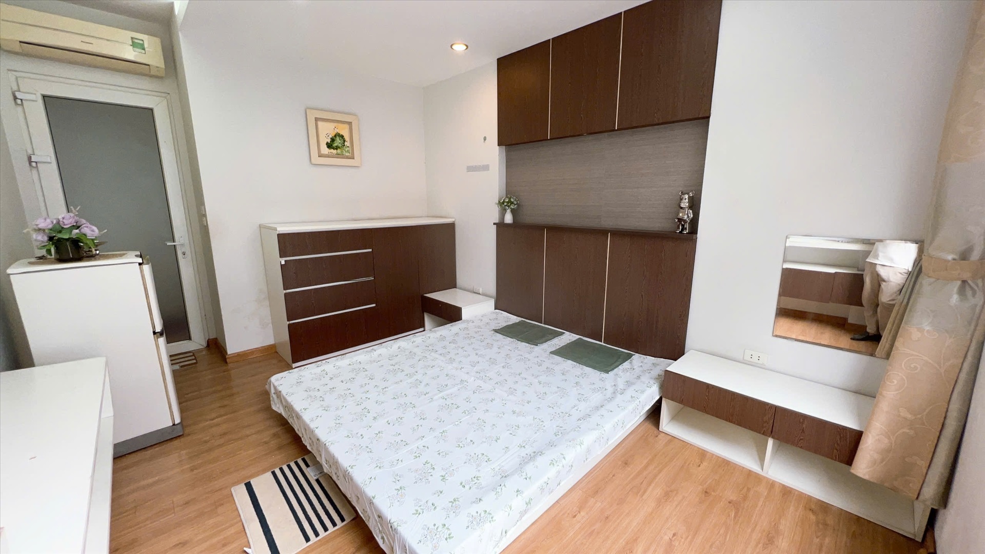 Phòng trọ Studio 25m2 tại QHOME Hạ Đình - Thanh Xuân - Phòng ngủ