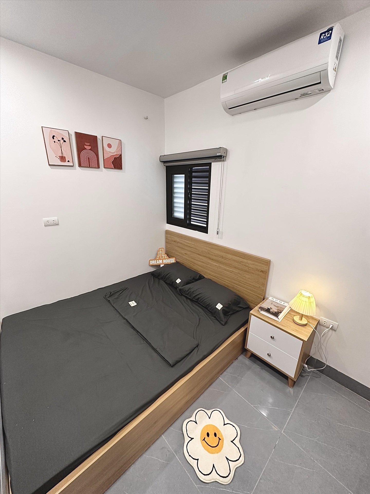 Phòng trọ Studio 22m2 tại DreamHouse Yên Hòa - Cầu Giấy - Phòng ngủ