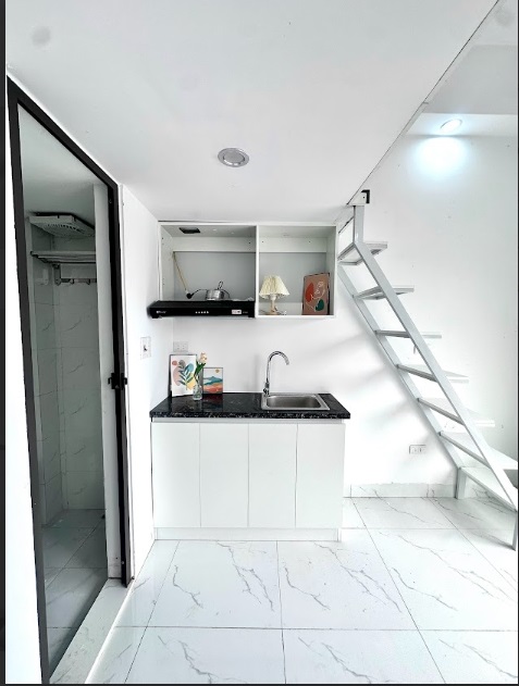 Phòng trọ Studio 25m2 tại DreamHouse 1 Mỹ Đình - Nam Từ Liêm - Phòng bếp