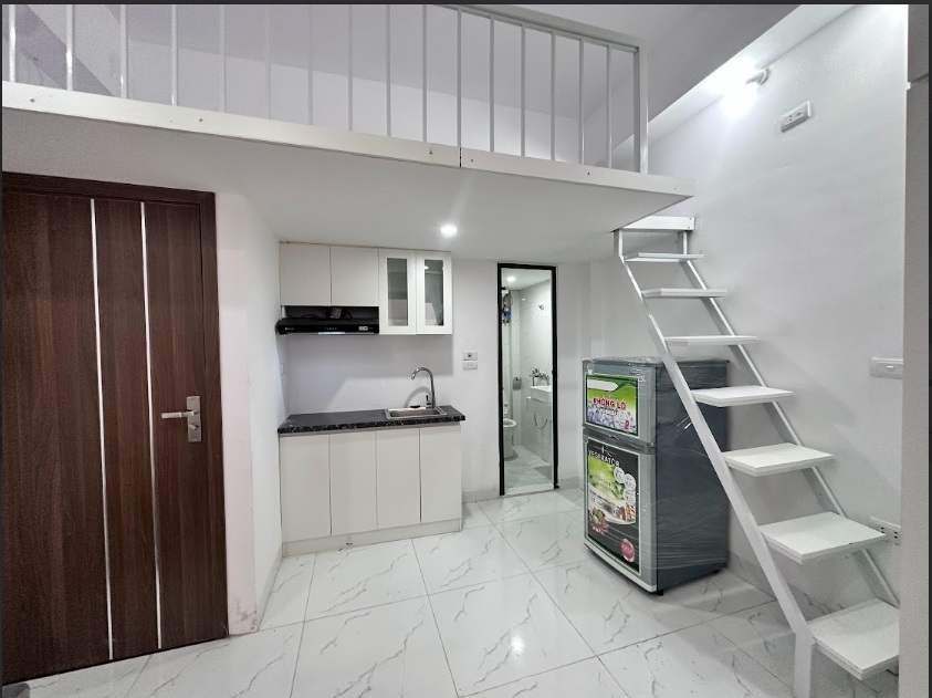 Phòng trọ Duplex 20m2 tại DreamHouse 1 Mỹ Đình - Nam Từ Liêm - Phòng bếp