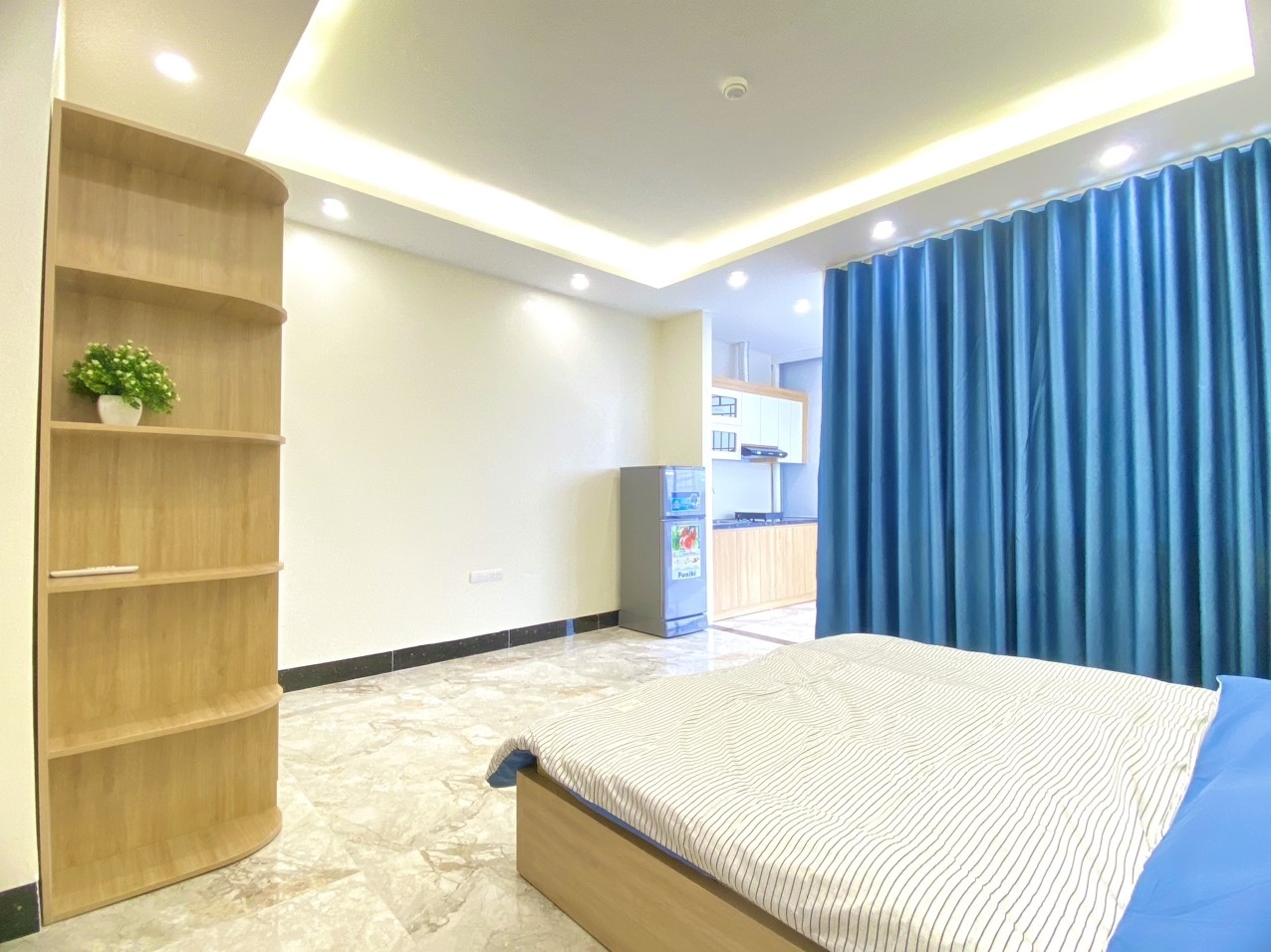 Phòng trọ Studio 30m2 tại 4PS Housing Bạch Đằng - Hai Bà Trưng - Phòng ngủ