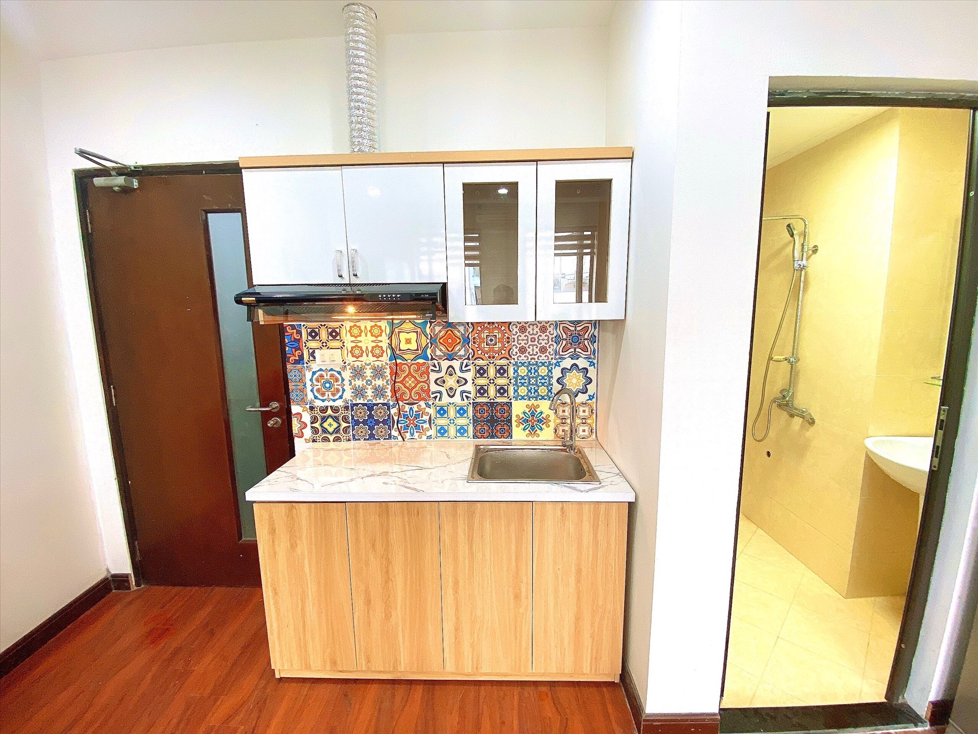 Phòng trọ Studio 25m2 tại Blue Homes Đốc Ngữ - Ba Đình - Phòng bếp