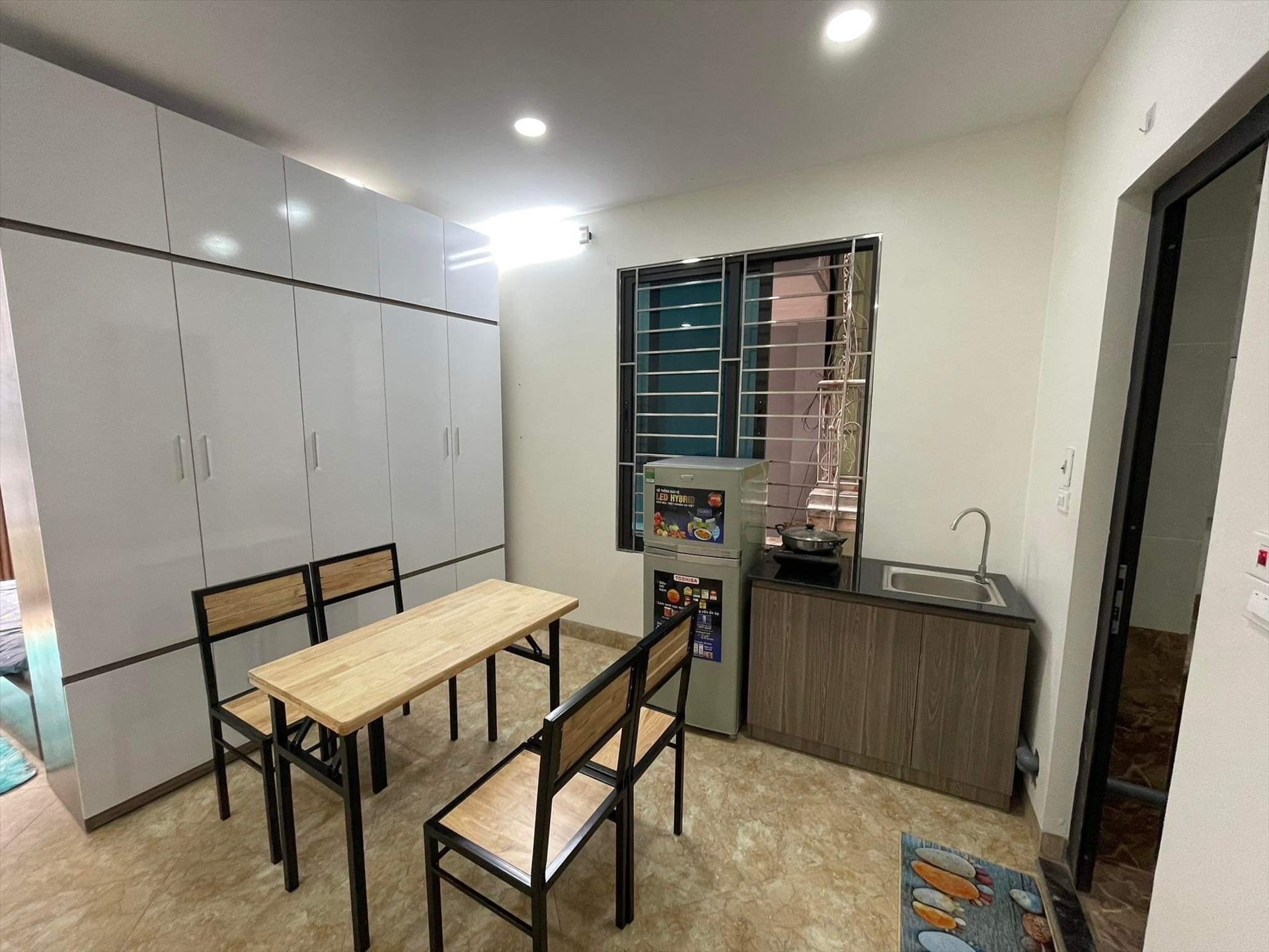 Phòng trọ Studio 35m2 tại TC Home Trần Quốc Vượng - Cầu Giấy - Phòng bếp