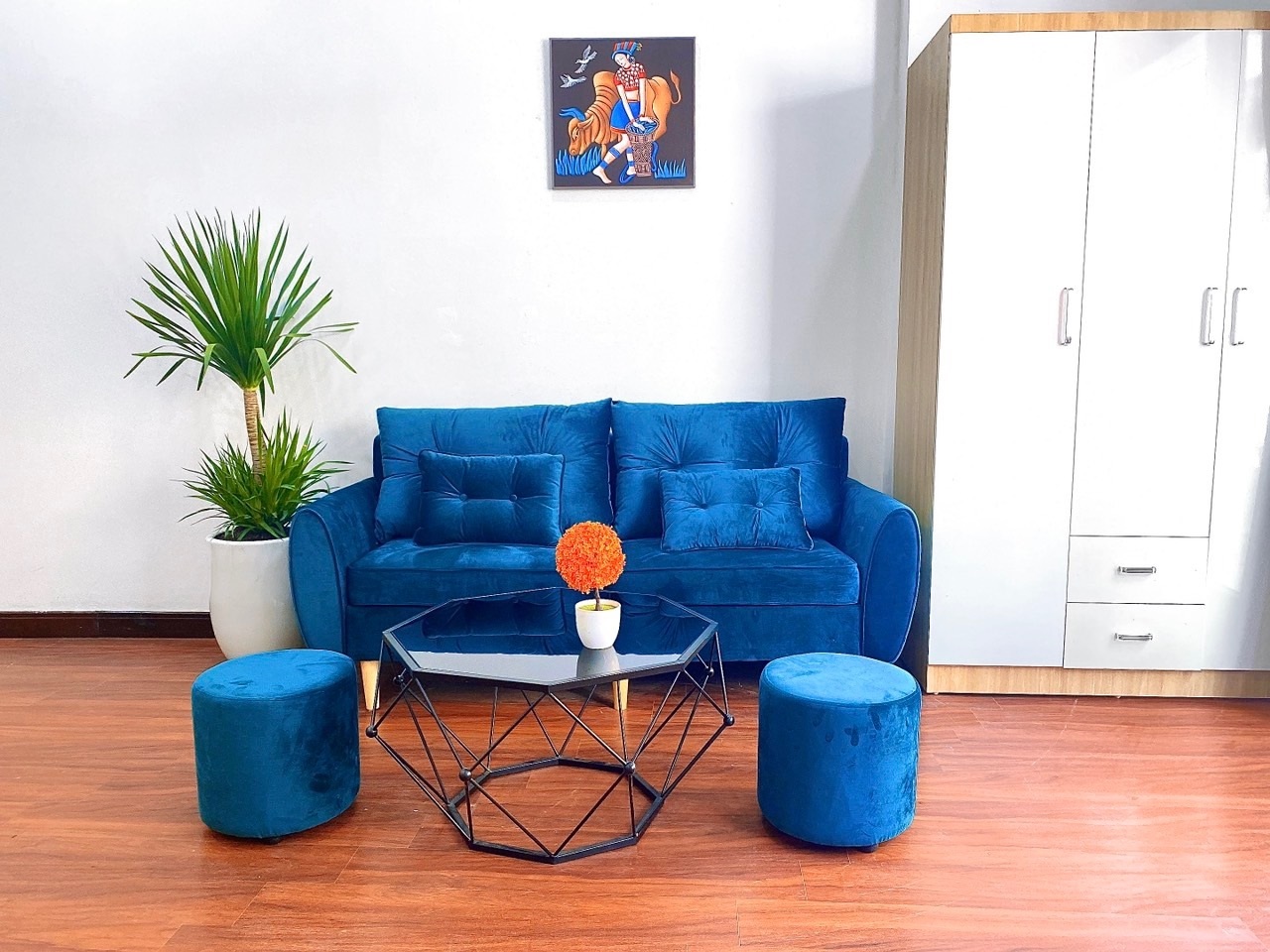 Phòng trọ Studio 35m2 tại Blue Homes Đốc Ngữ - Ba Đình - Phòng khách