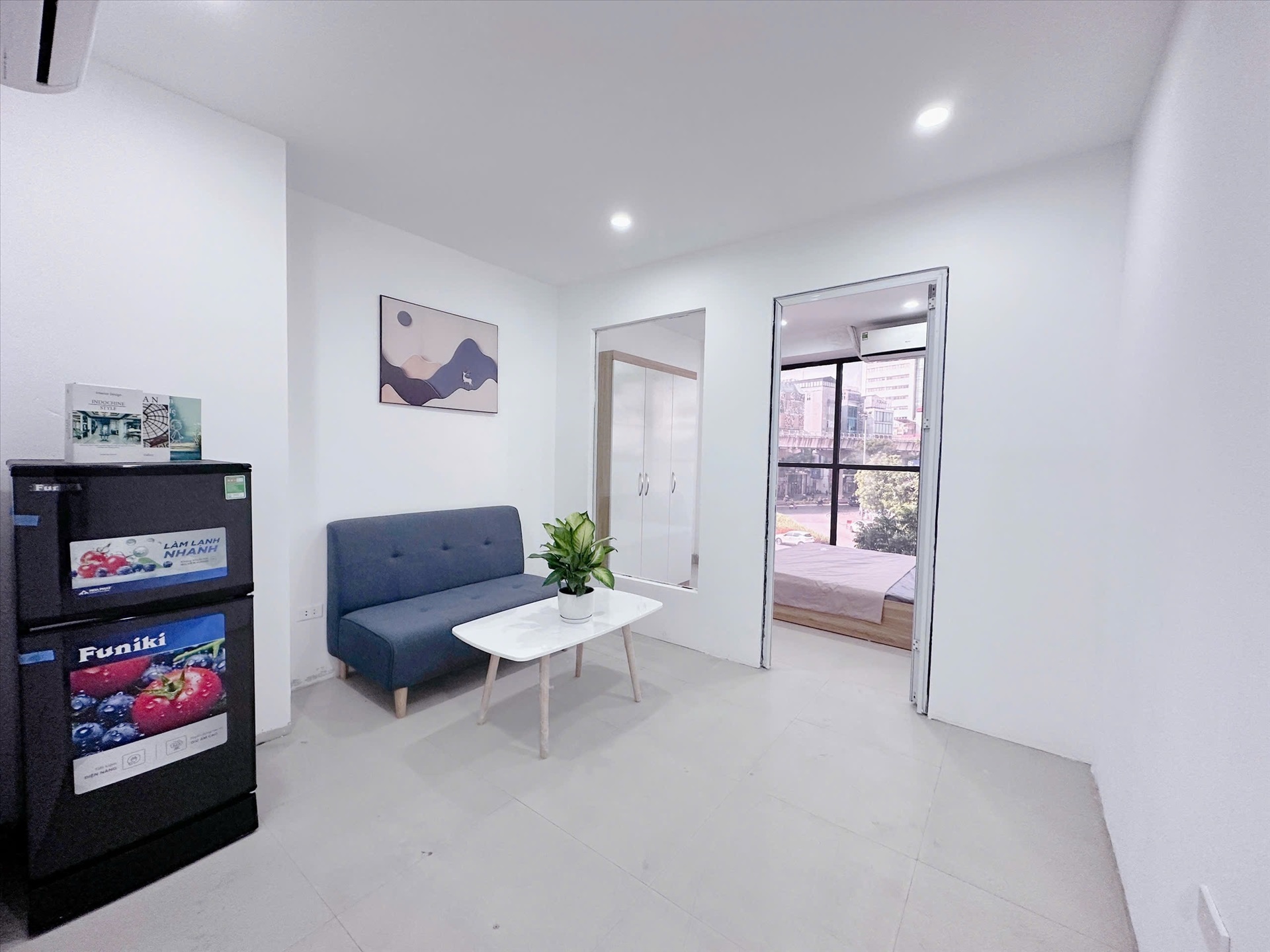 Phòng trọ 1 Phòng ngủ 40m2 tại Suha Home Nguyễn Văn Huyên - Cầu Giấy - Phòng khách