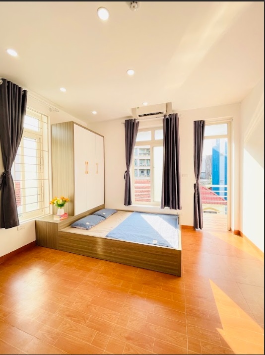 Phòng trọ Studio 30m2 tại Friends Team Xuân Thủy - Cầu Giấy - Phòng ngủ