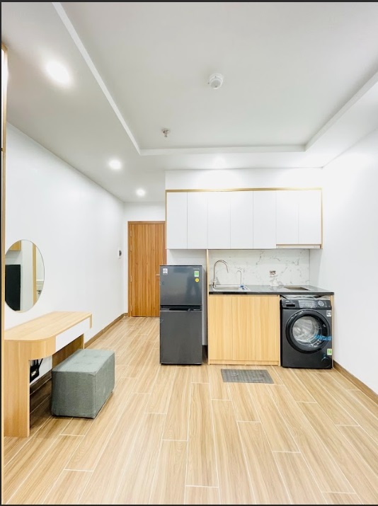 Phòng trọ Studio 30m2 tại Friends Team Tô Vĩnh Diện - Thanh Xuân - Phòng bếp