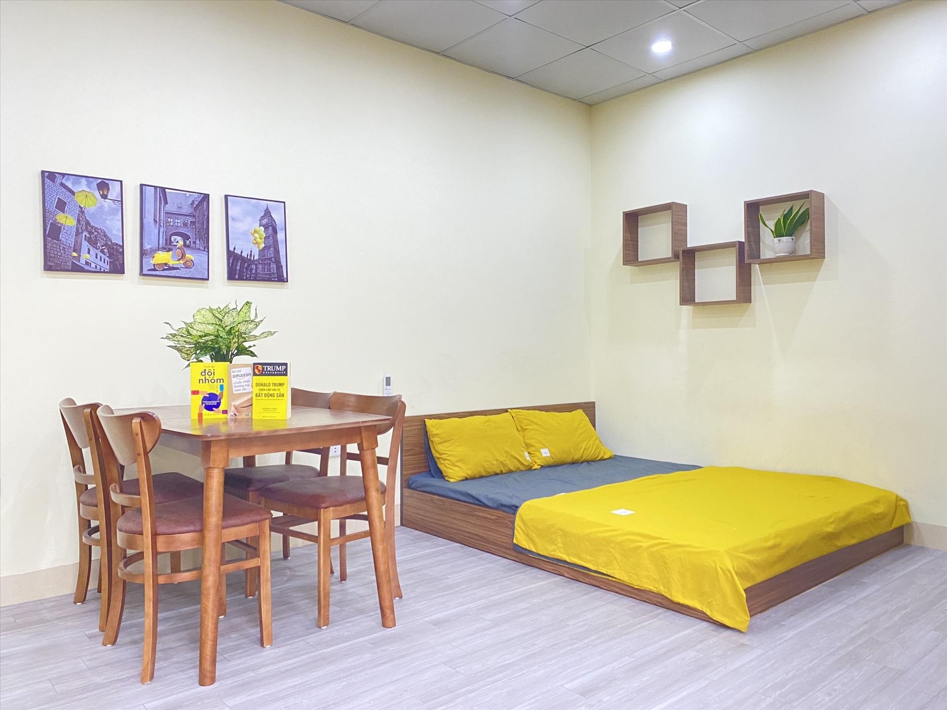 Phòng trọ Studio 24m2 tại Suha Home 2 Cầu Giấy - Cầu Giấy - Phòng ngủ