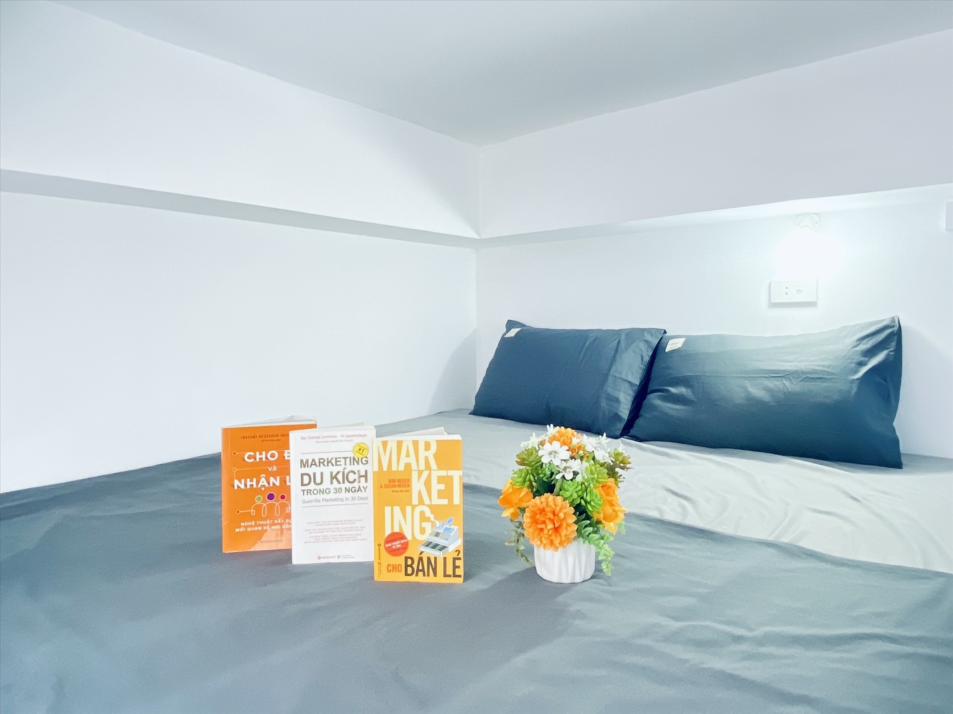 Phòng trọ Studio 25m2 tại Suha Home 1 Đống Tác - Đống Đa - Phòng ngủ