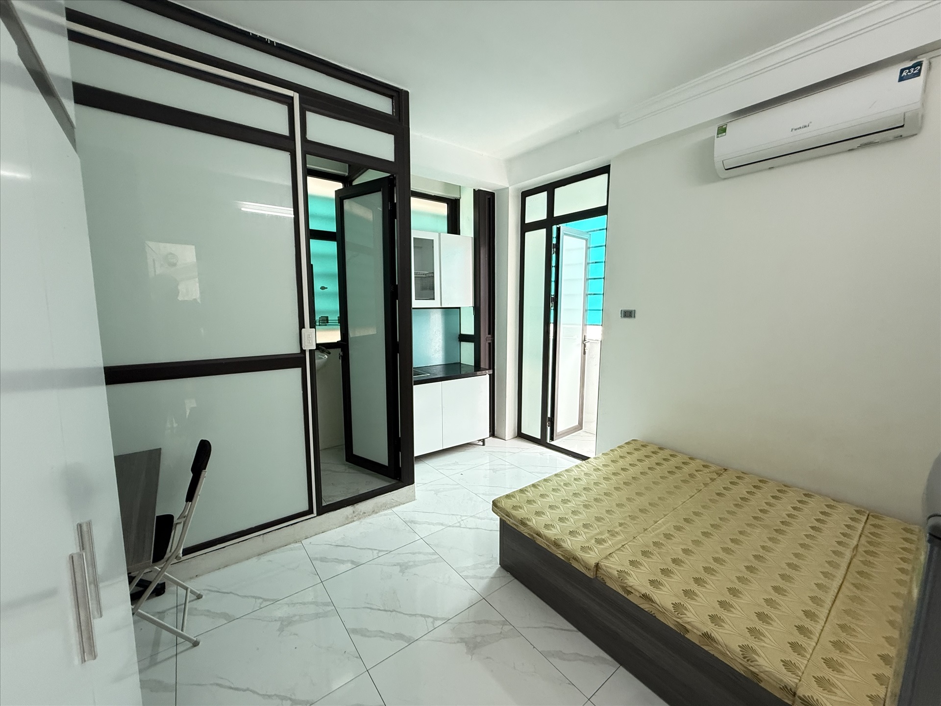 Phòng trọ Studio 25m2 tại AT Home Trường Chinh - Đống Đa - Phòng bếp