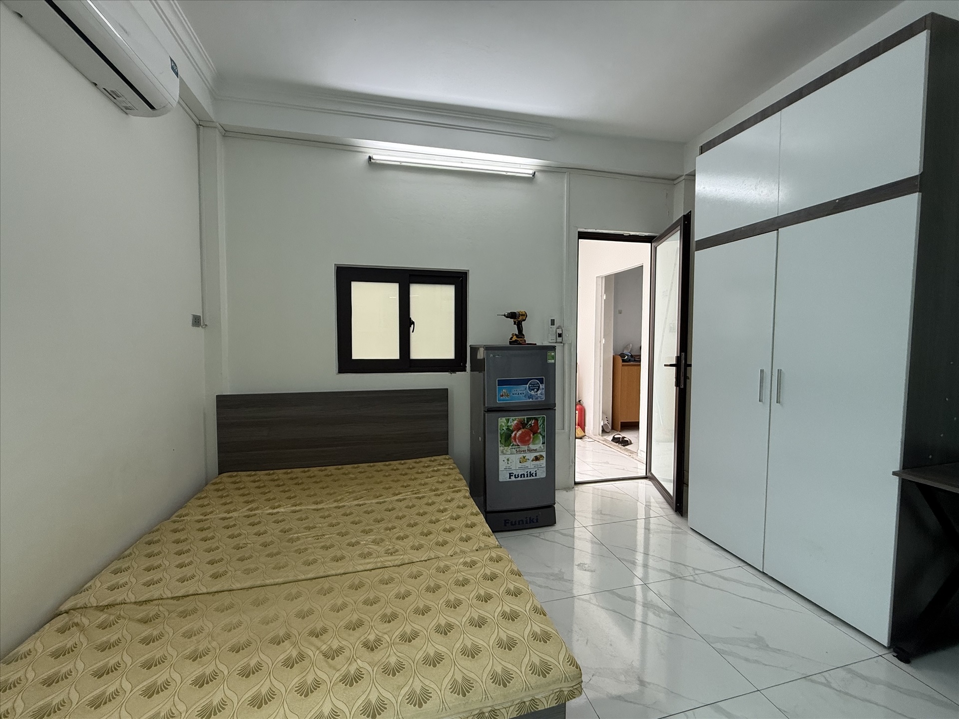Phòng trọ Studio 25m2 tại AT Home Trường Chinh - Đống Đa - Phòng ngủ