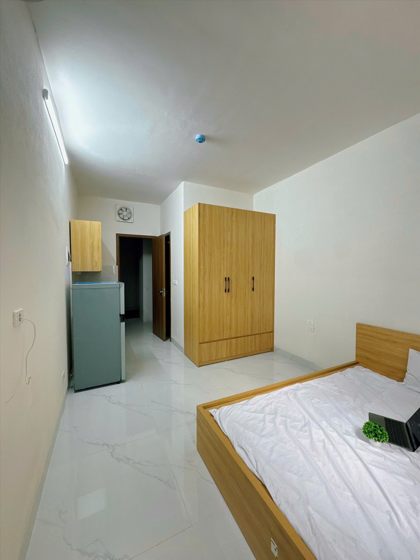 Phòng trọ Studio 30m2 tại Friends Team Thanh Bình - Hà Đông - Phòng ngủ