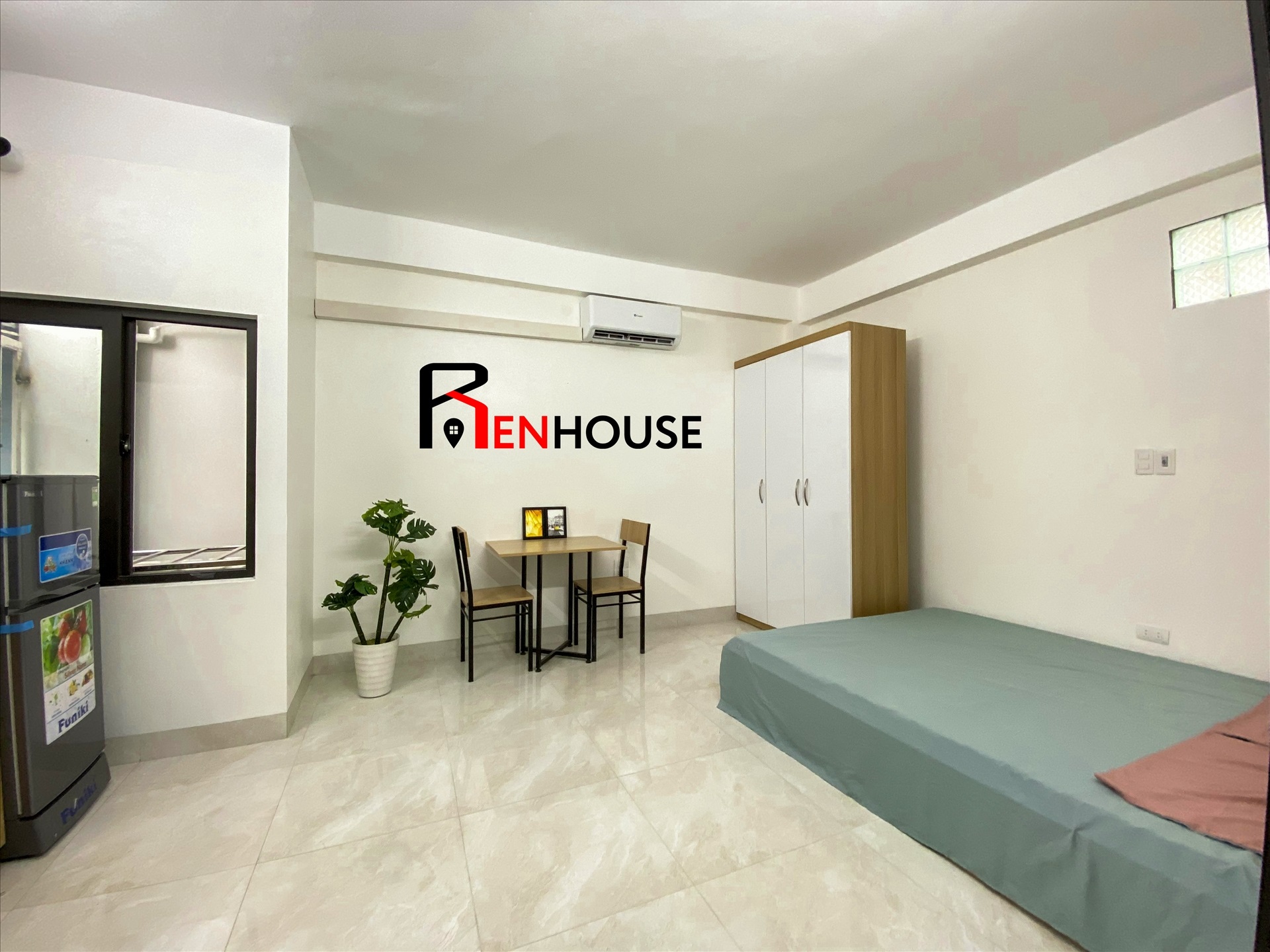 Phòng trọ Studio 27m2 tại RenHouse 4 Mỹ Đình - Nam Từ Liêm - Phòng ngủ