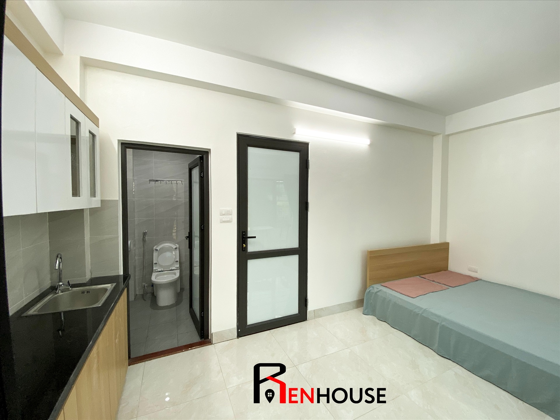 Phòng trọ Studio 27m2 tại RenHouse 4 Mỹ Đình - Nam Từ Liêm - Phòng ngủ