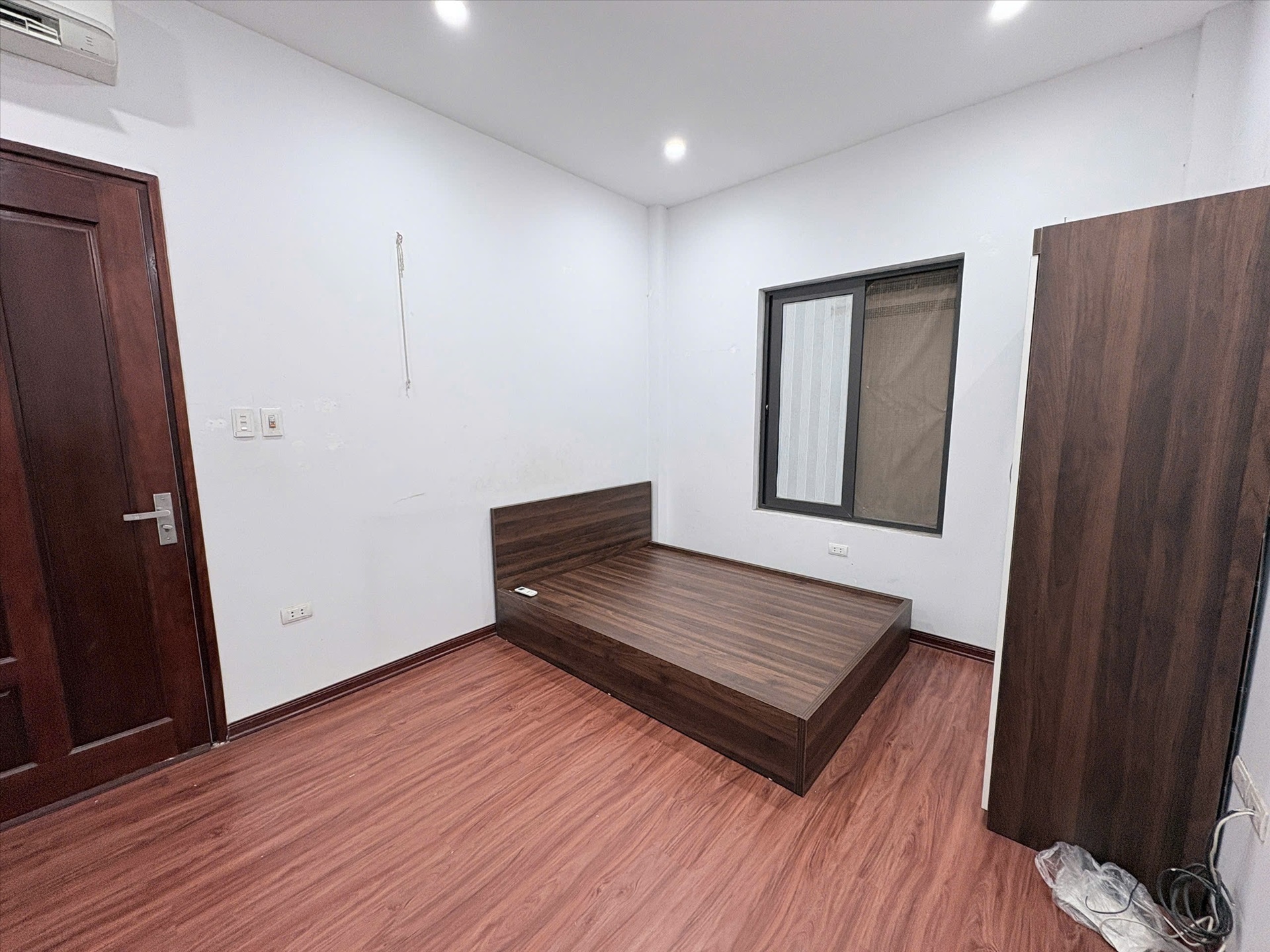 Phòng trọ Studio 20m2 tại Airstay Đường Láng - Đống Đa - Phòng ngủ