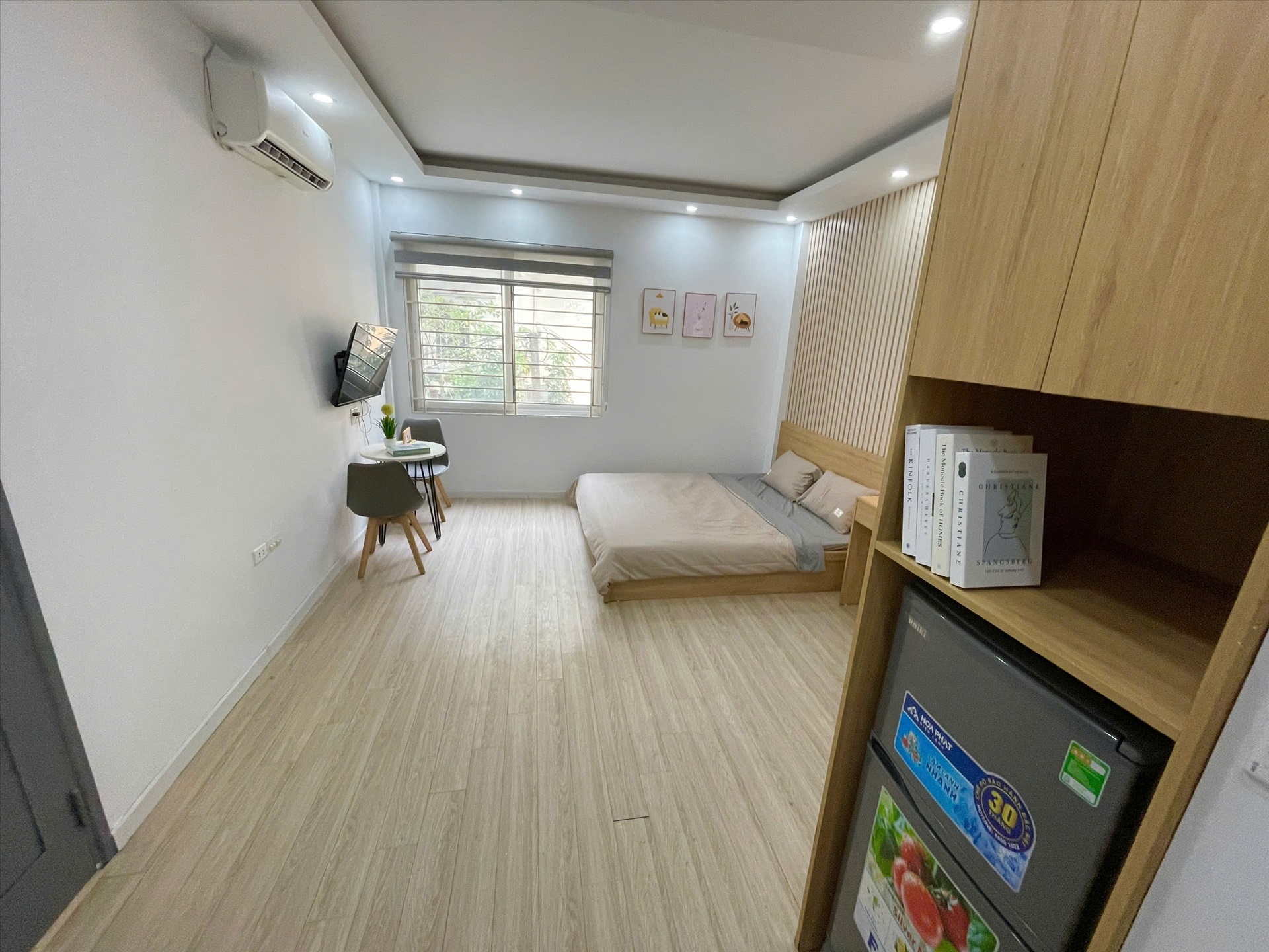 Phòng trọ Studio 30m2 tại Airstay Đội Cấn - Ba Đình - Phòng ngủ