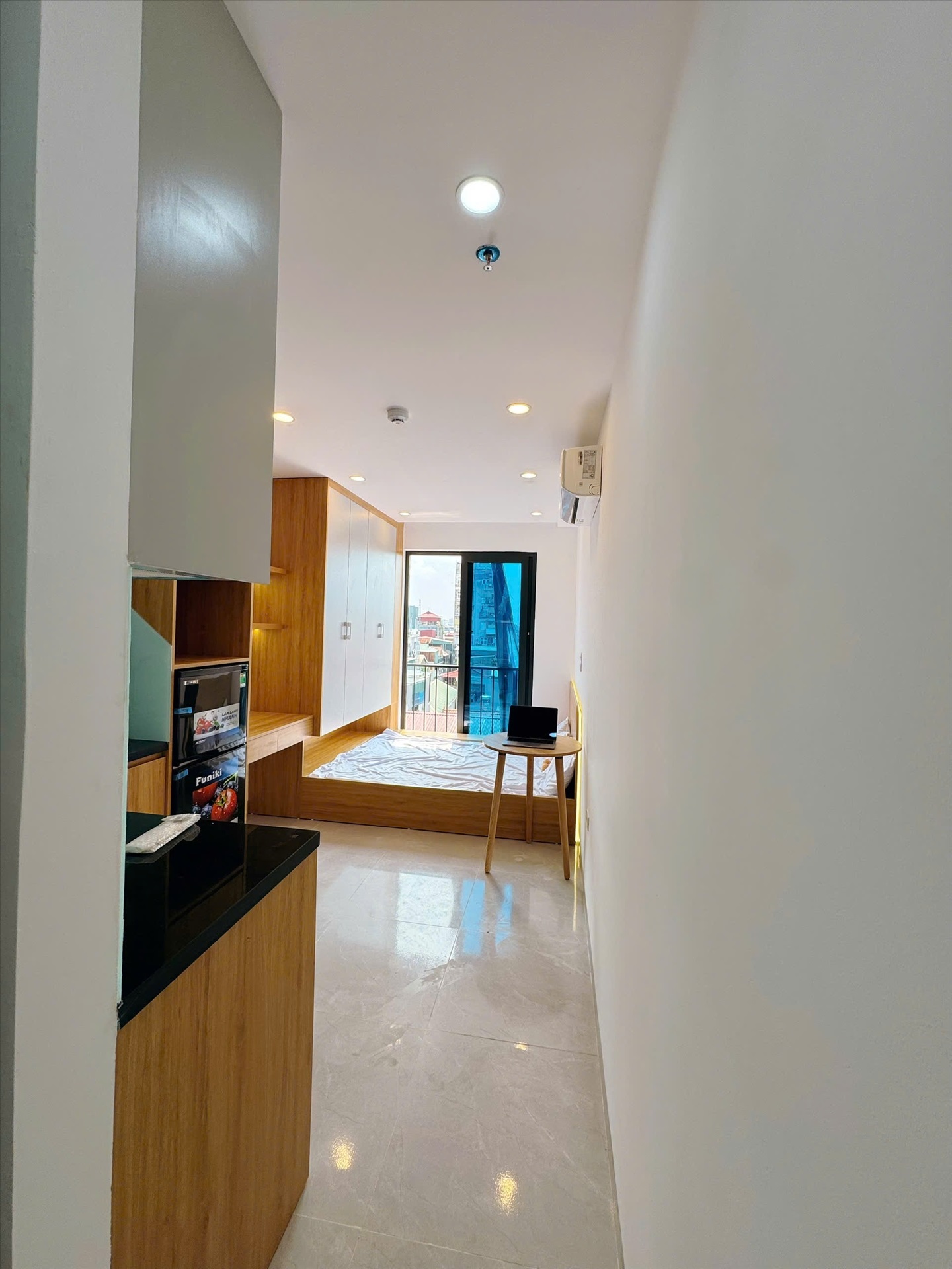 Phòng trọ Studio 20m2 tại Fiends Team 1 Bùi Xương Trạch - Thanh Xuân - Phòng ngủ