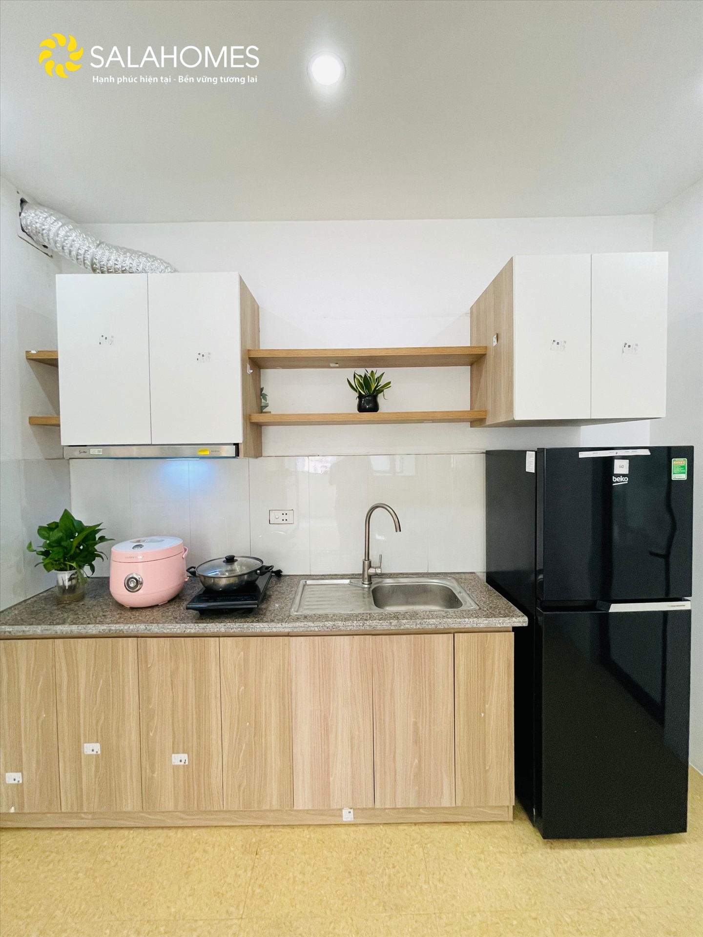 Phòng trọ 1 Phòng ngủ 44m2 tại Salahomes Vũ Tông Phan - Thanh Xuân - Phòng bếp