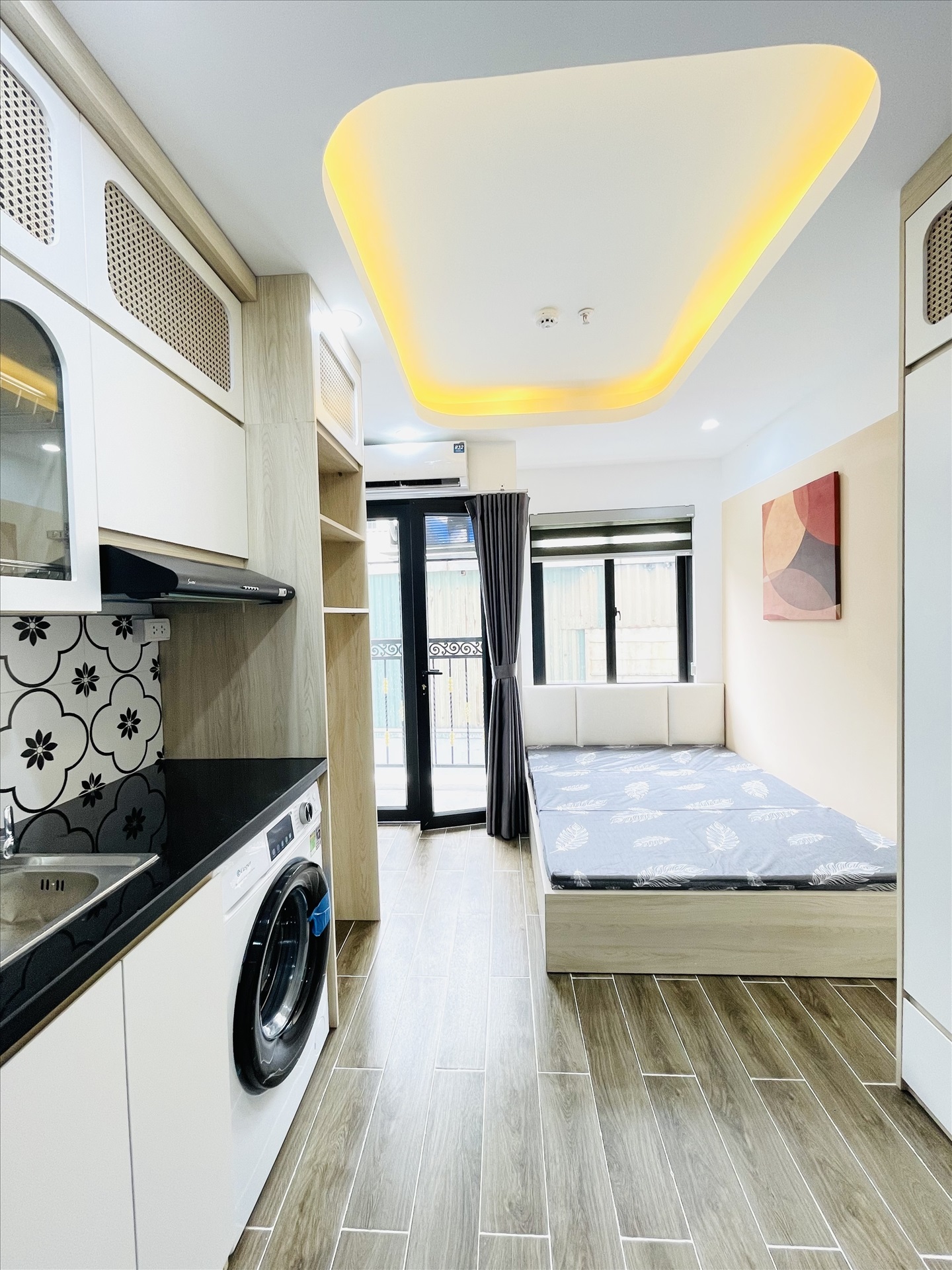 Phòng trọ Studio 25m2 tại Freinds Team Định Công Thượng - Hoàng Mai - Phòng ngủ