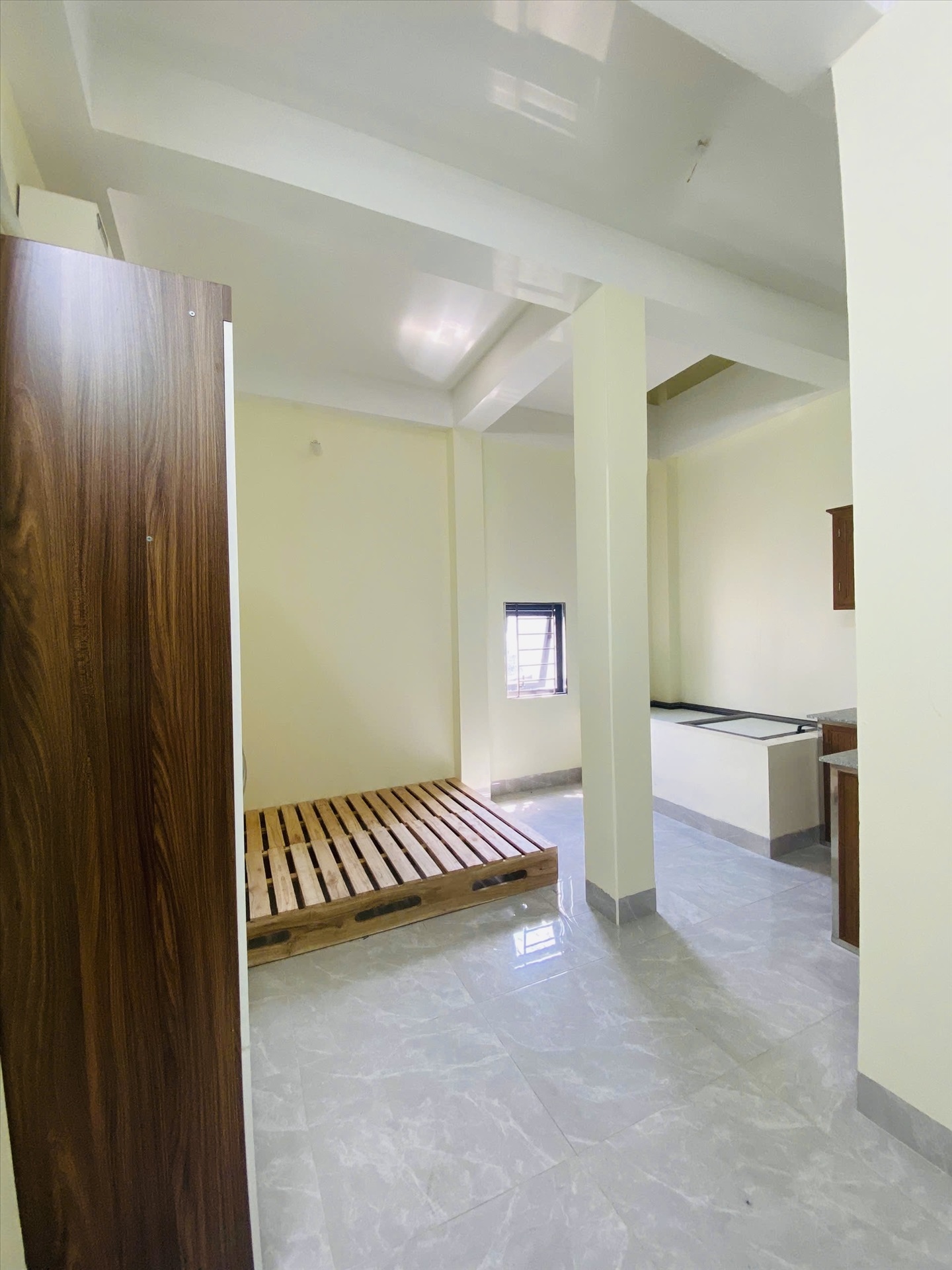 Phòng trọ Studio 21m2 tại BP Home Phú Mỹ - Nam Từ Liêm - Phòng ngủ