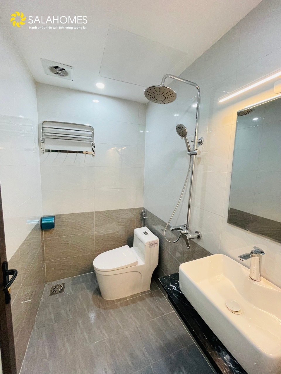 Phòng trọ Studio 35m2 tại Salahomes Nguyễn Thị Định - Cầu Giấy - Phòng bếp