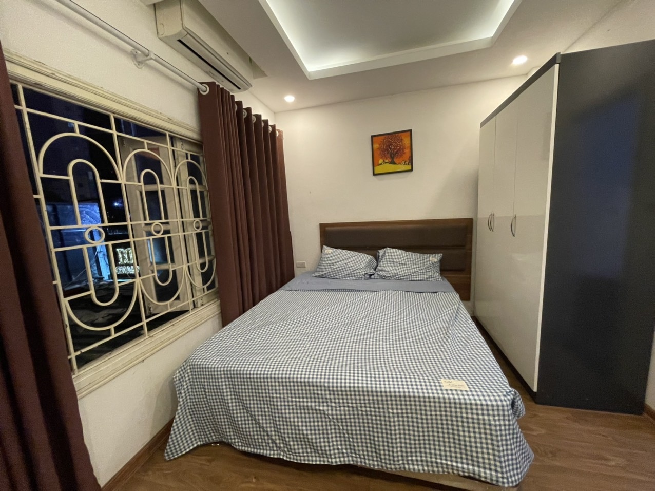 Phòng trọ Studio 24m2 tại Sunny Apartment Trần Duy Hưng - Cầu Giấy - Phòng ngủ