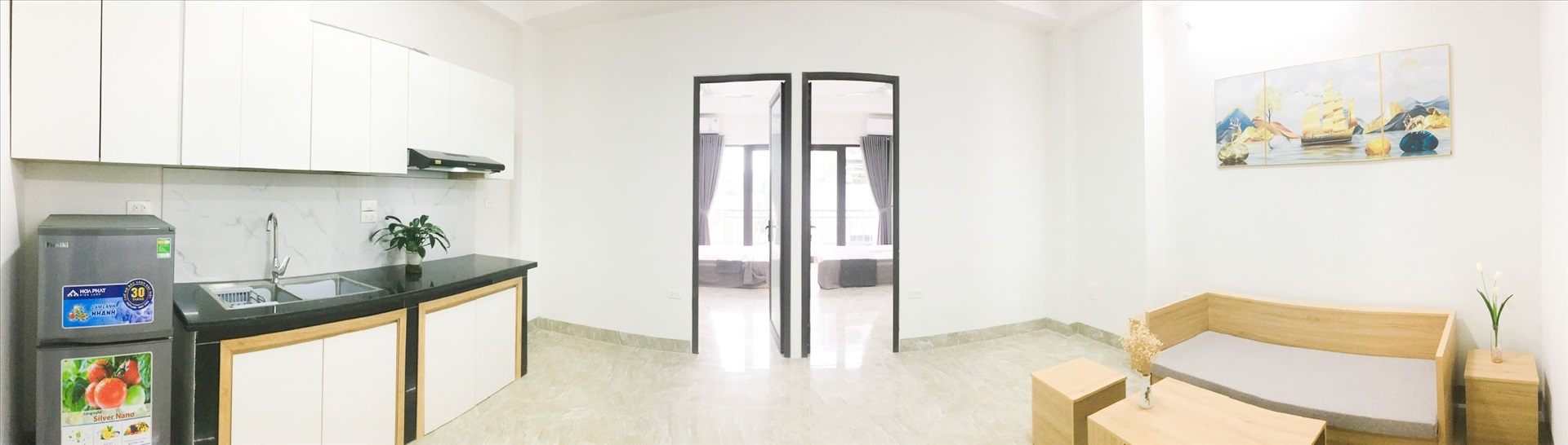 Phòng trọ 2 Phòng ngủ 64m2 tại RenHouse 2 Cầu Giấy - Cầu Giấy - Phòng khách