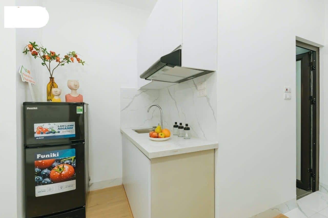 Phòng trọ Studio 25m2 tại NV Home B Thái Thịnh - Đống Đa - Phòng bếp
