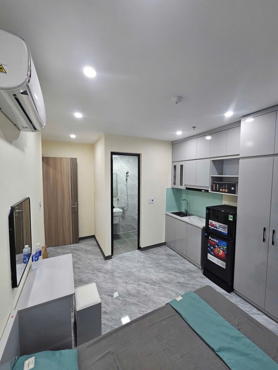 Phòng trọ Studio 25m2 tại Funhome Khuyến Lương - Hoàng Mai - Phòng khách