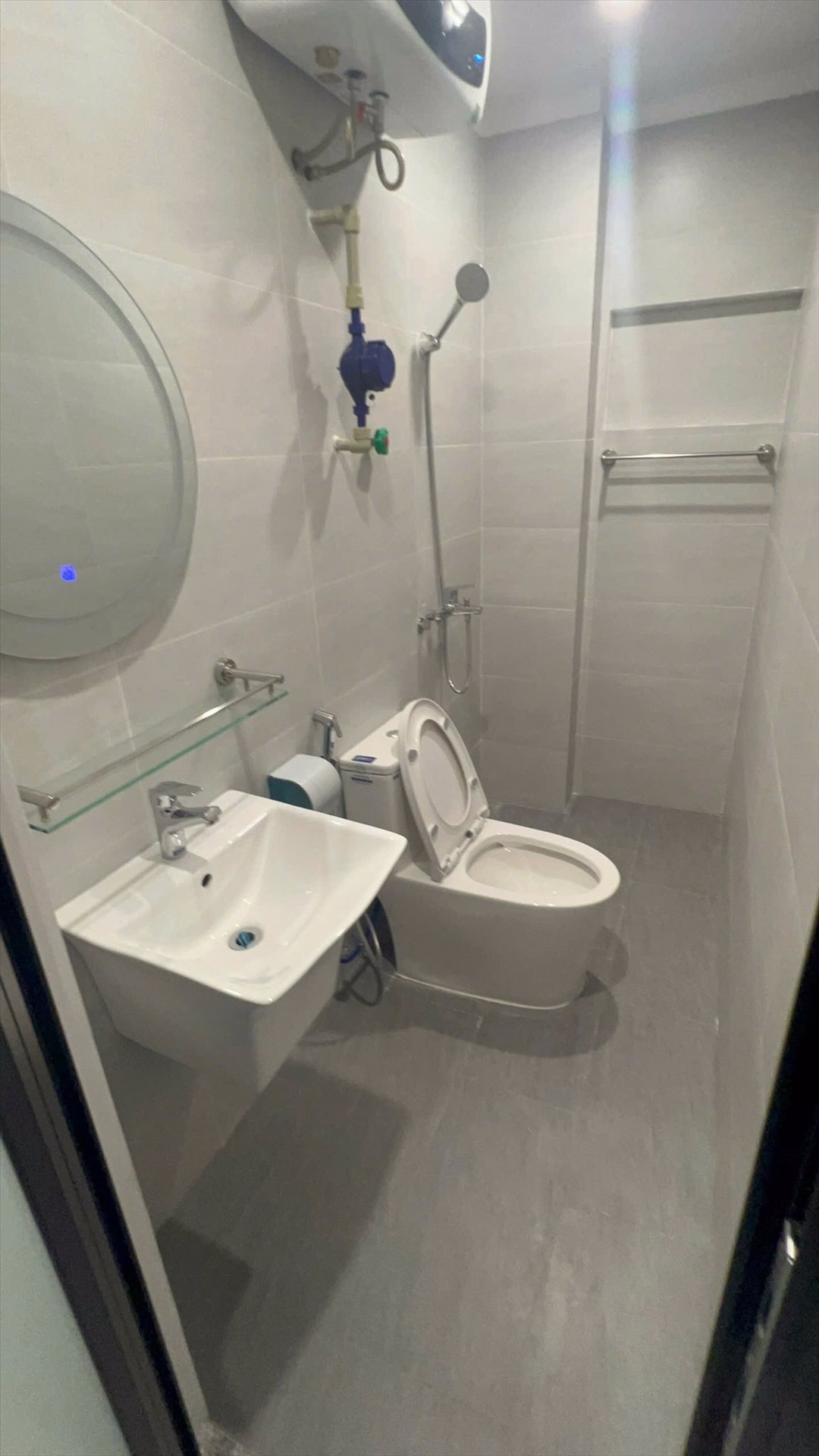 Phòng trọ Studio 25m2 tại NTV Apartment Tôn Đức Thắng - Đống Đa - Phòng tắm