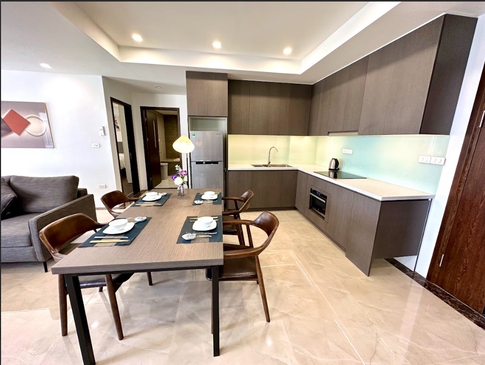Phòng trọ 2 Phòng ngủ 100m2 tại Blue Homes Nguyễn Đình Thi - Tây Hồ - Phòng bếp