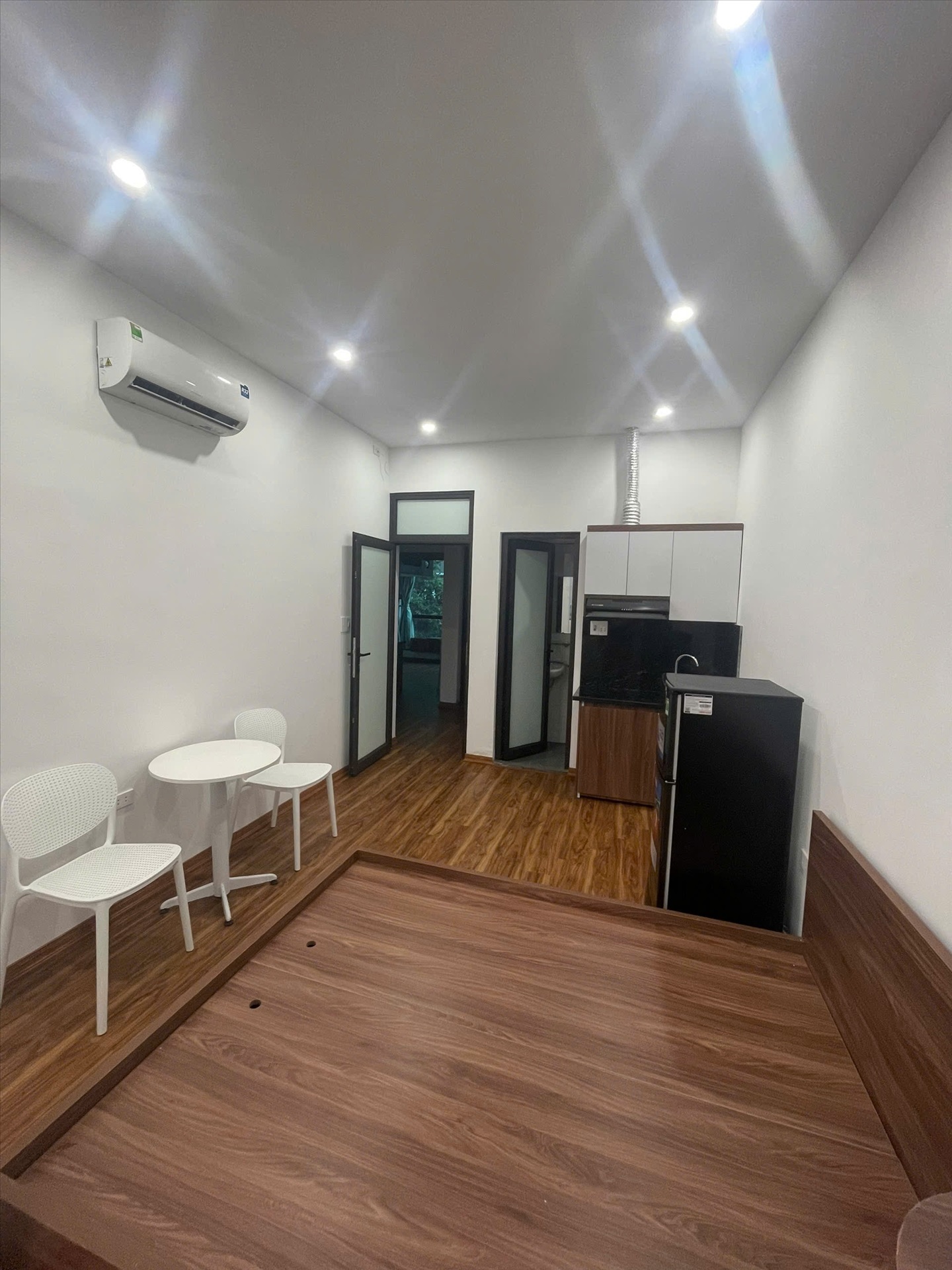 Phòng trọ Studio 25m2 tại NTV Apartment Chiến Thắng - Hà Đông - Phòng bếp
