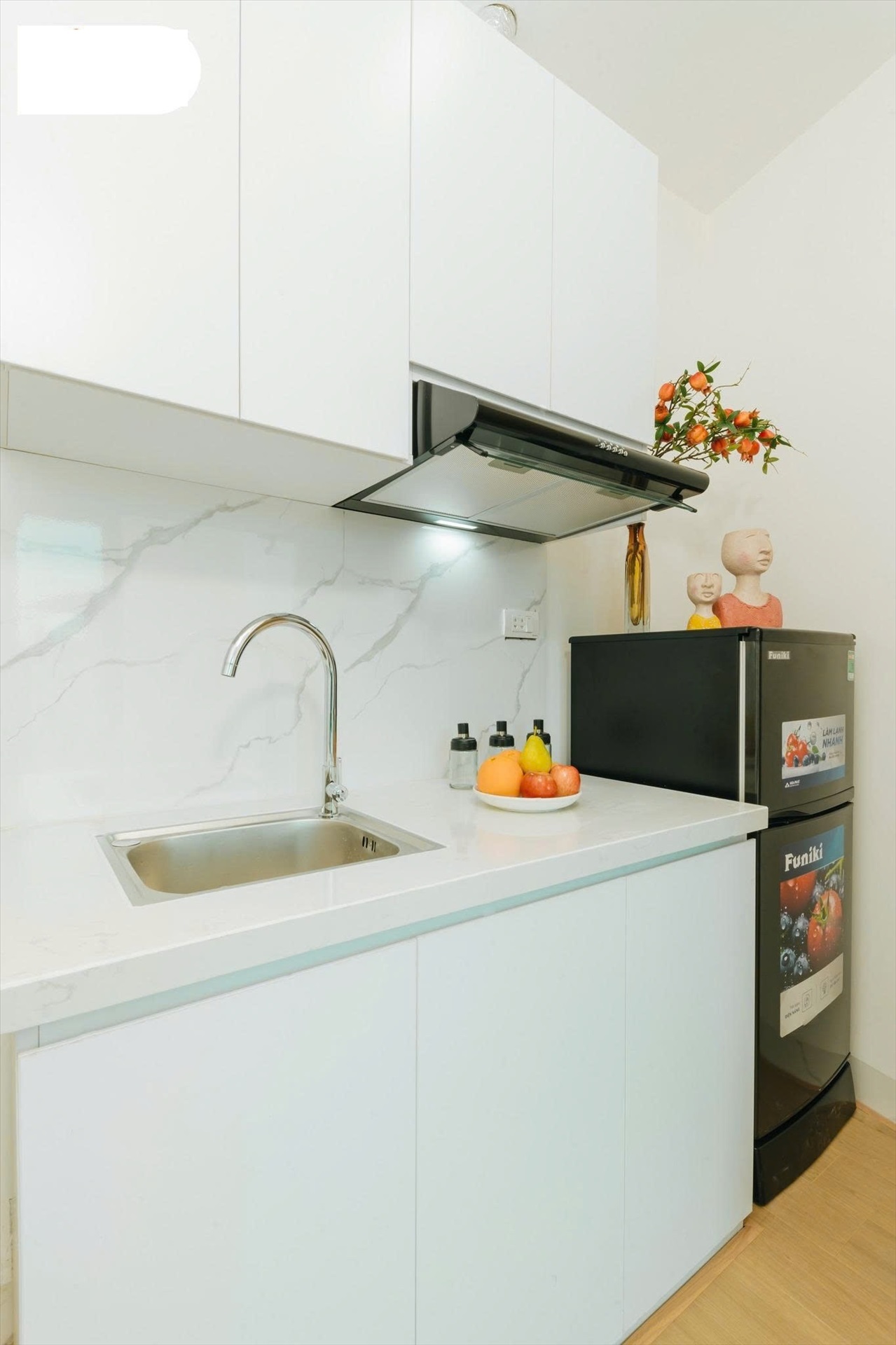 Phòng trọ Studio 25m2 tại NV Home A Thái Thịnh - Đống Đa - Phòng bếp