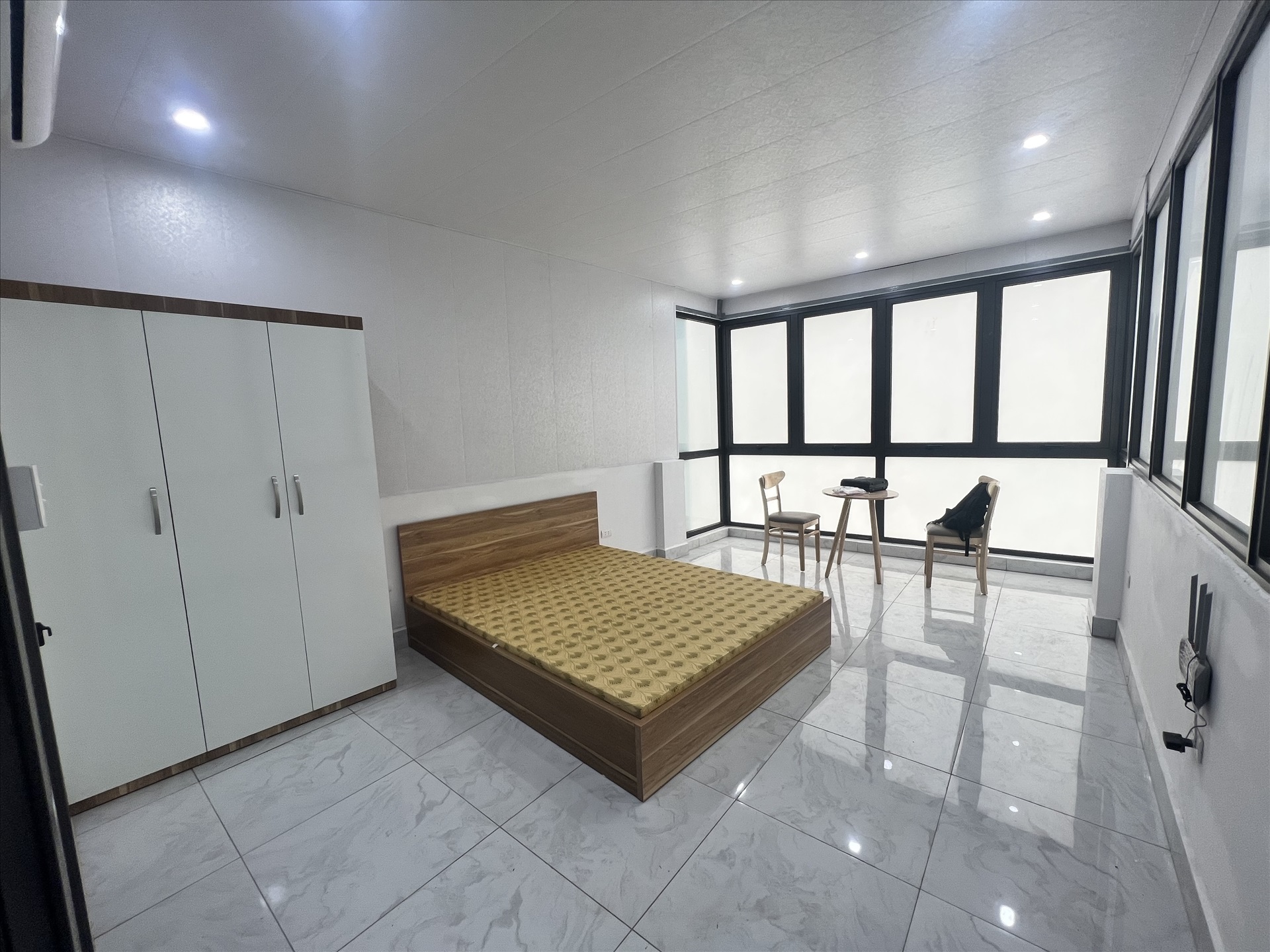 Phòng trọ Studio 30m2 tại AT Home Nguyễn Ngọc Vũ - Cầu Giấy - Phòng ngủ
