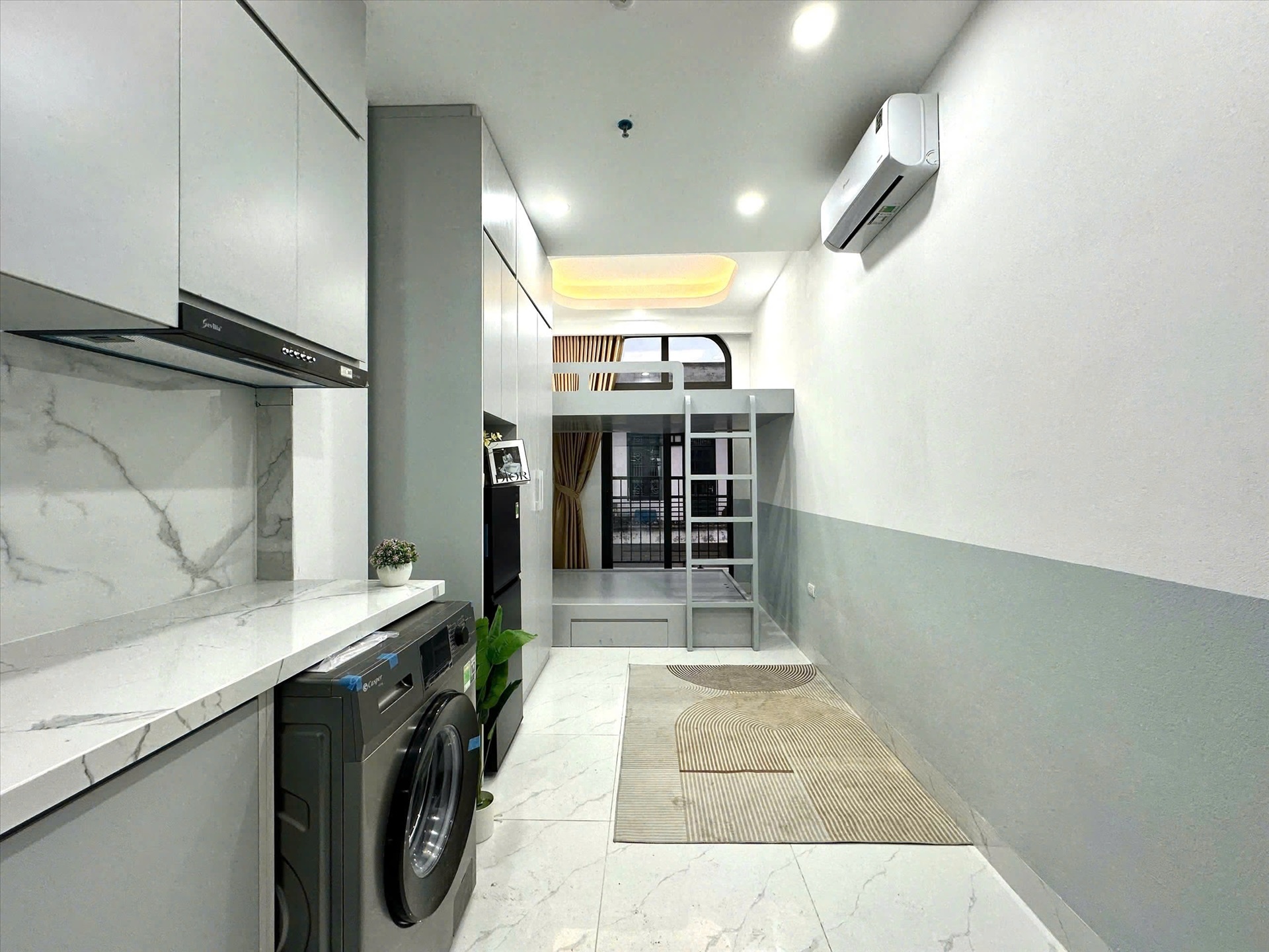 Phòng trọ Studio 20m2 tại AK Land Vũ Tông Phan - Thanh Xuân - Phòng ngủ