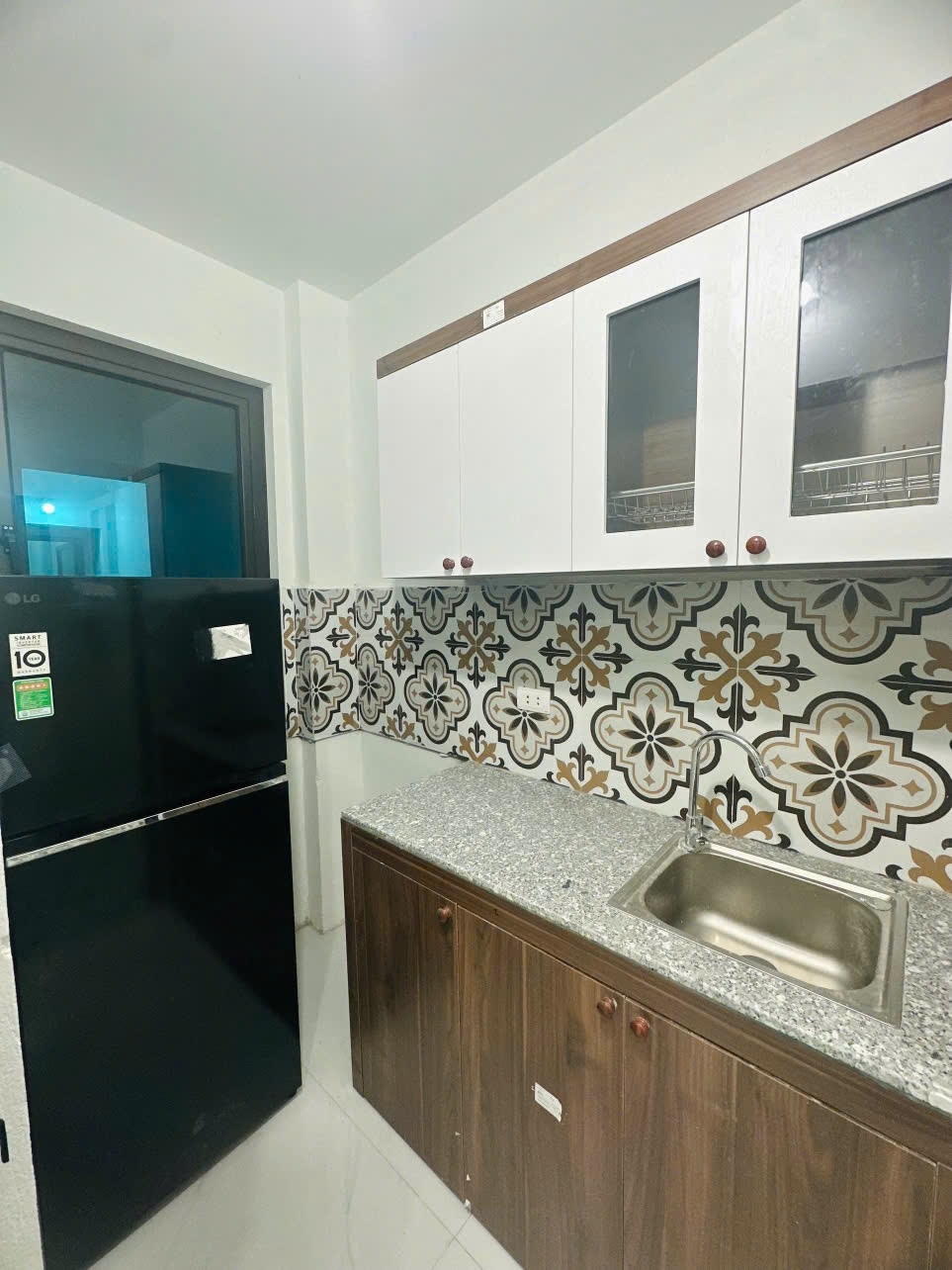 Phòng trọ Studio 20m2 tại Johome Xuân Phương - Nam Từ Liêm - Phòng bếp