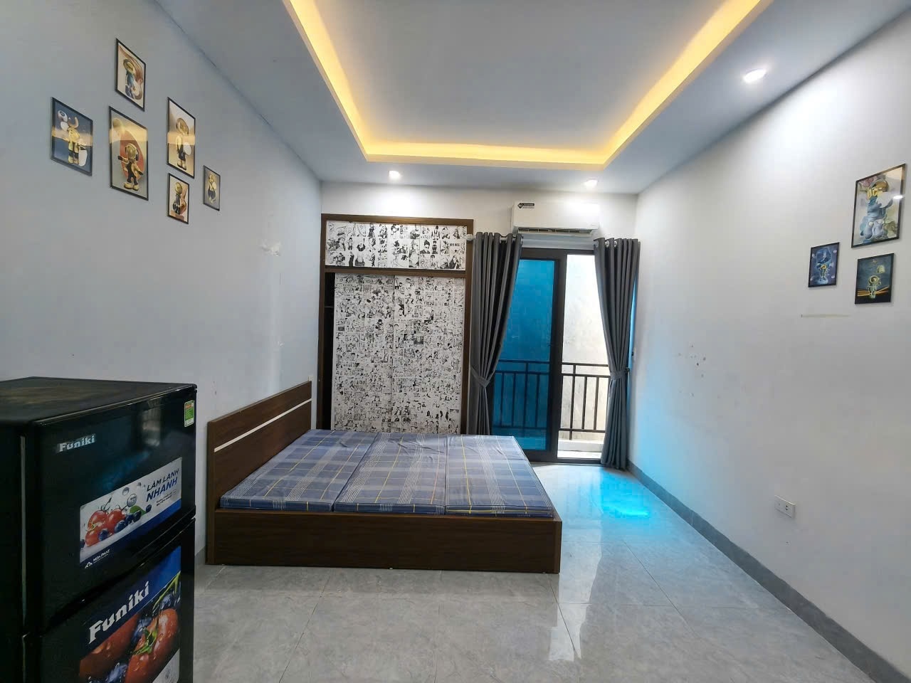 Phòng trọ Studio 20m2 tại Johome Phương Canh - Nam Từ Liêm - Phòng ngủ