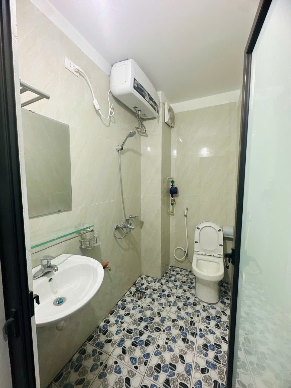 Phòng trọ Studio 25m2 tại Johome Xuân Phương - Nam Từ Liêm - Phòng tắm