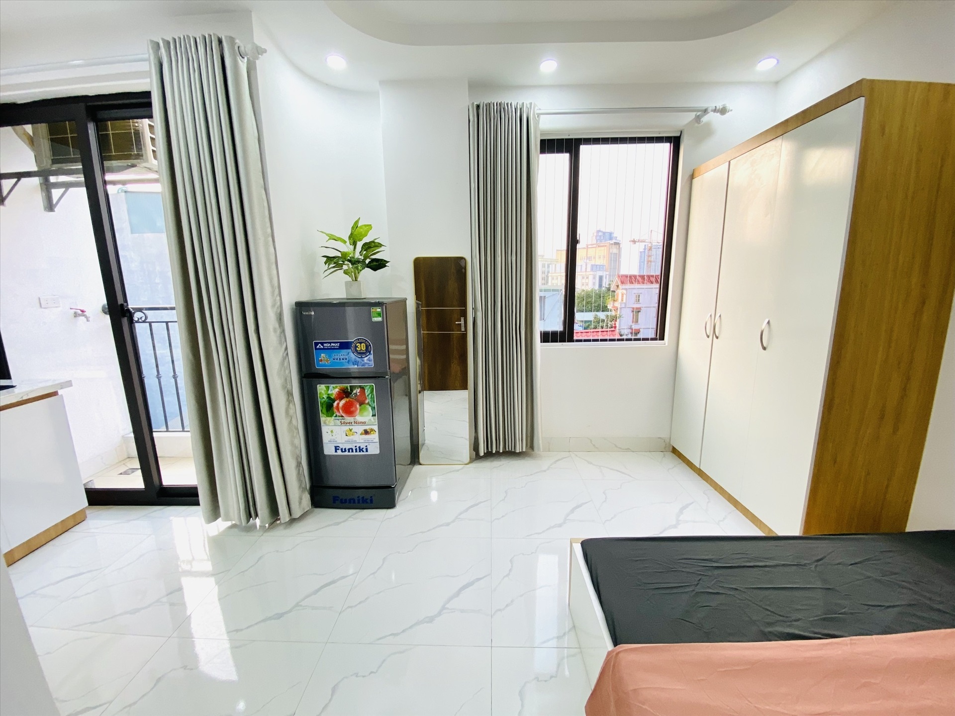 Phòng trọ Studio 20m2 tại Trường Thịnh Home Xuân Đỉnh -  Bắc Từ Liêm - Phòng ngủ