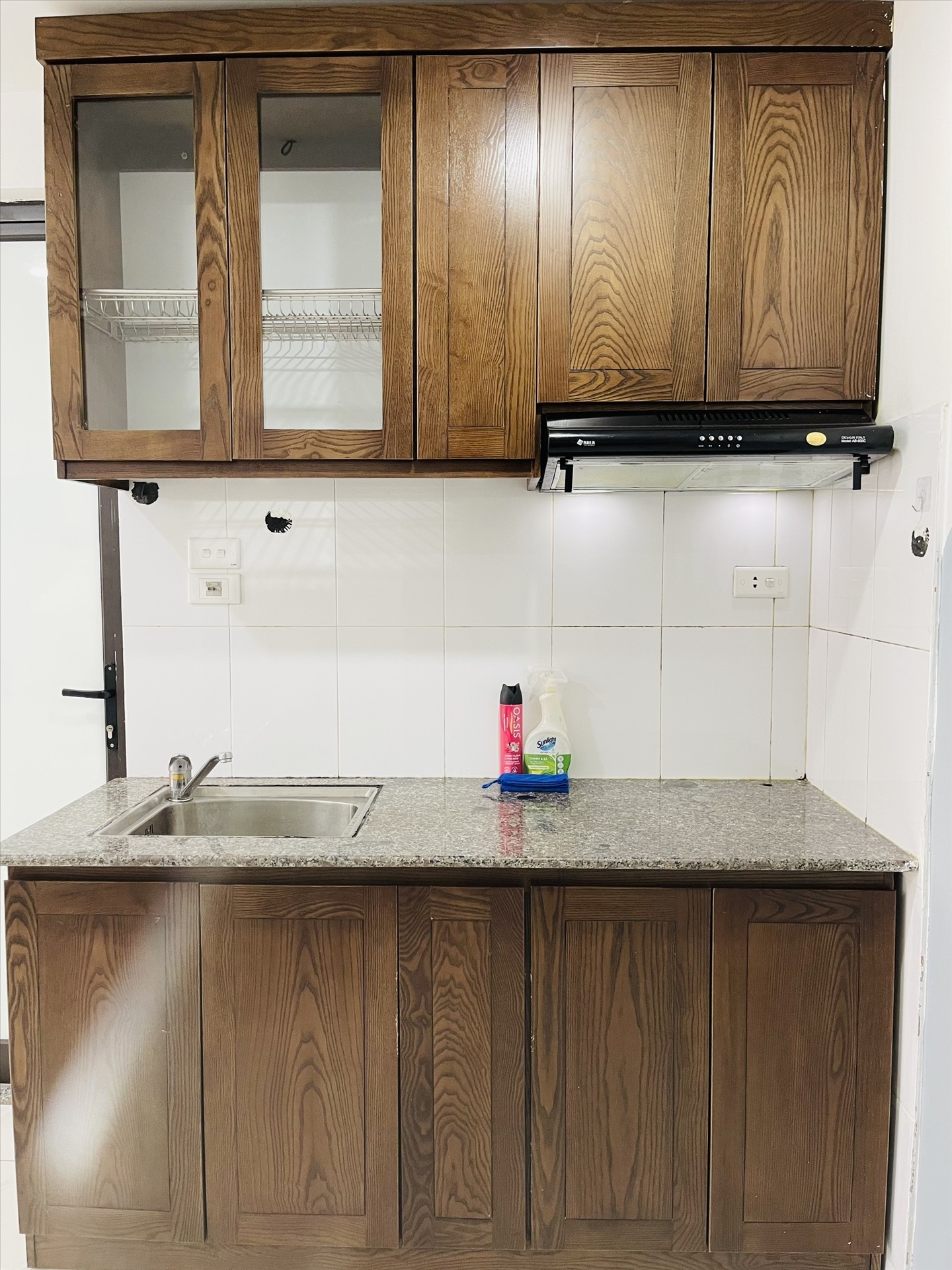 Phòng trọ Studio 37m2 tại Salahomes Khương Trung - Thanh Xuân - Phòng bếp