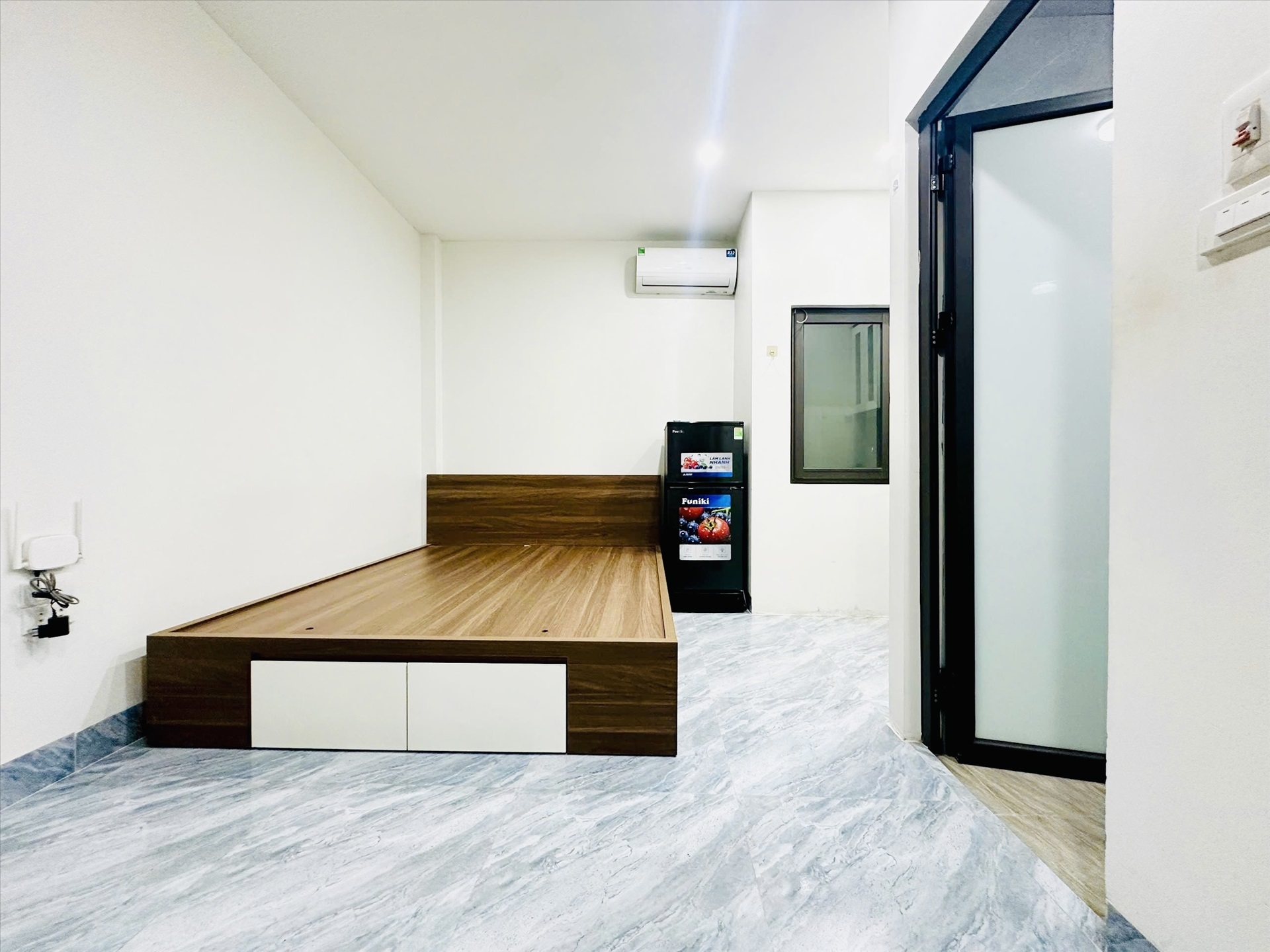 Phòng trọ Studio 30m2 tại Friends Team Mỹ Đình - Nam Từ Liêm - Phòng ngủ